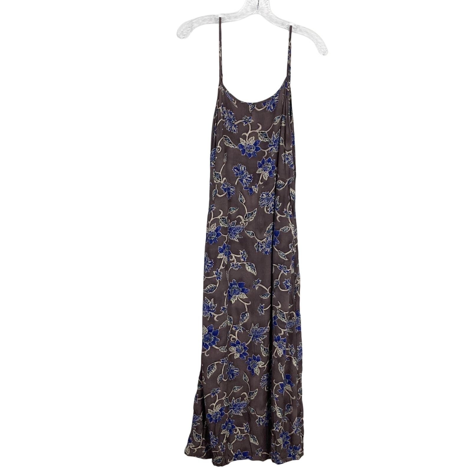 THE LIMITED Dress 6 Slip Floral Adjust Strap Pocket Long