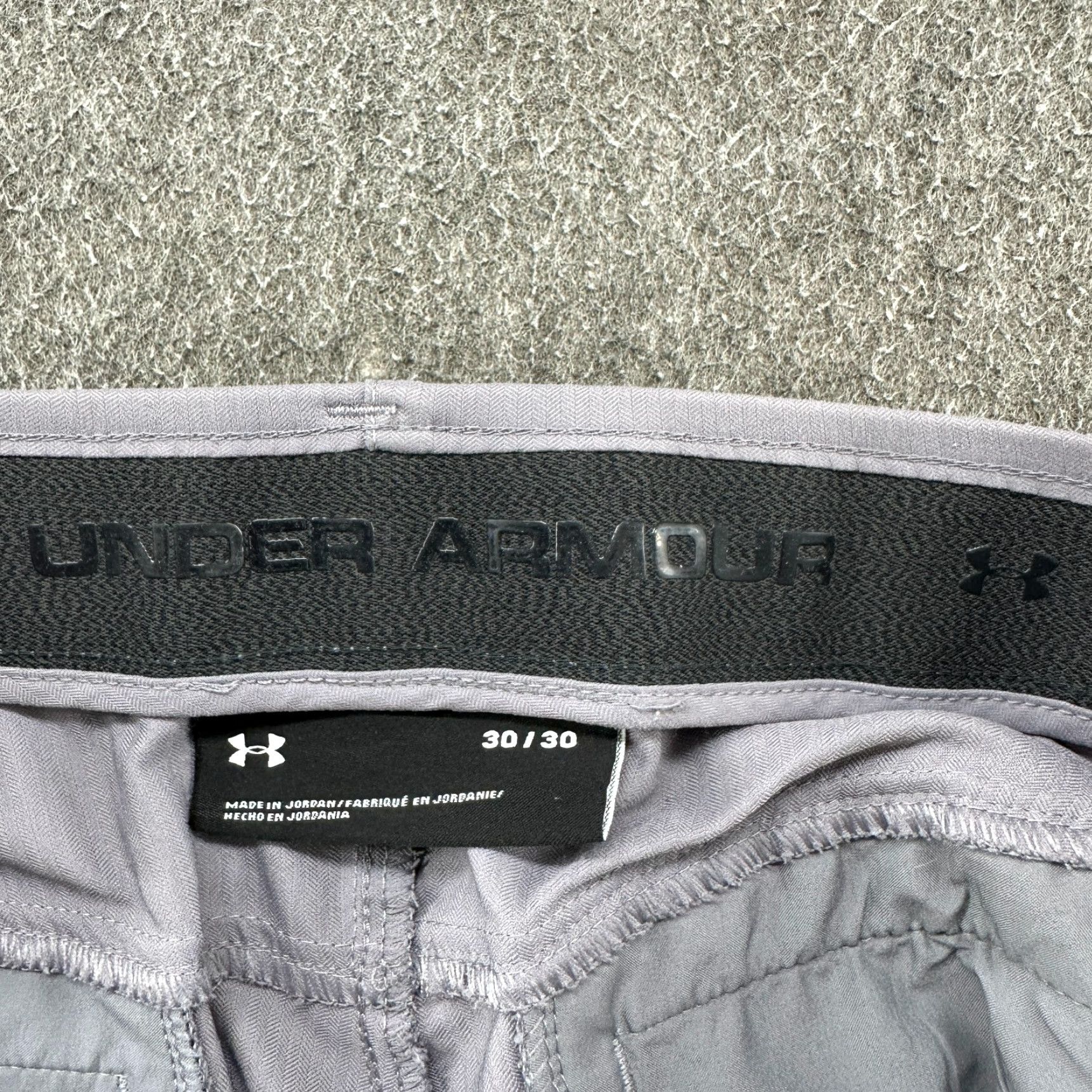 Under Armour Under Armour Pants Mens 30x30 Grey Chino Straight Regular Polyester Golf Solid Size US 30 / EU 46 - 5 Thumbnail