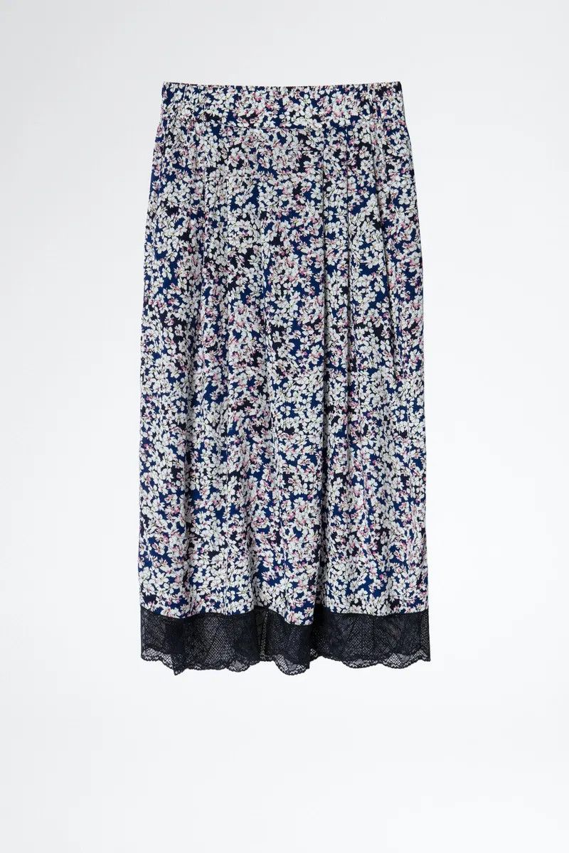 Zadig & Voltaire ZADIG & VOLTAIRE JENNY PRINT BEGONIA SKIRT Size 26" / US 2 / IT 38 - 14 Thumbnail