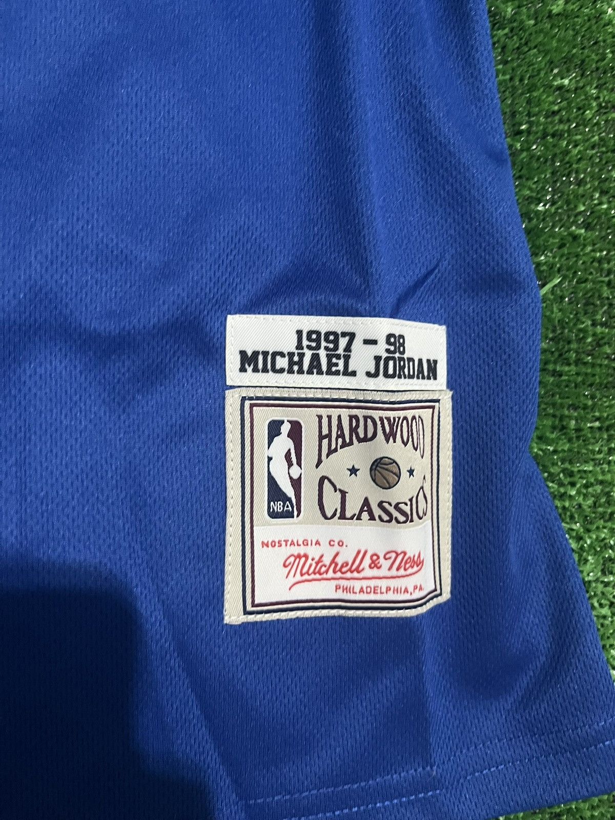 NBA Michael Jordan Bulls #23 Blue Jersey🏀M,L,XL Size US L / EU 52-54 / 3 - 4 Thumbnail