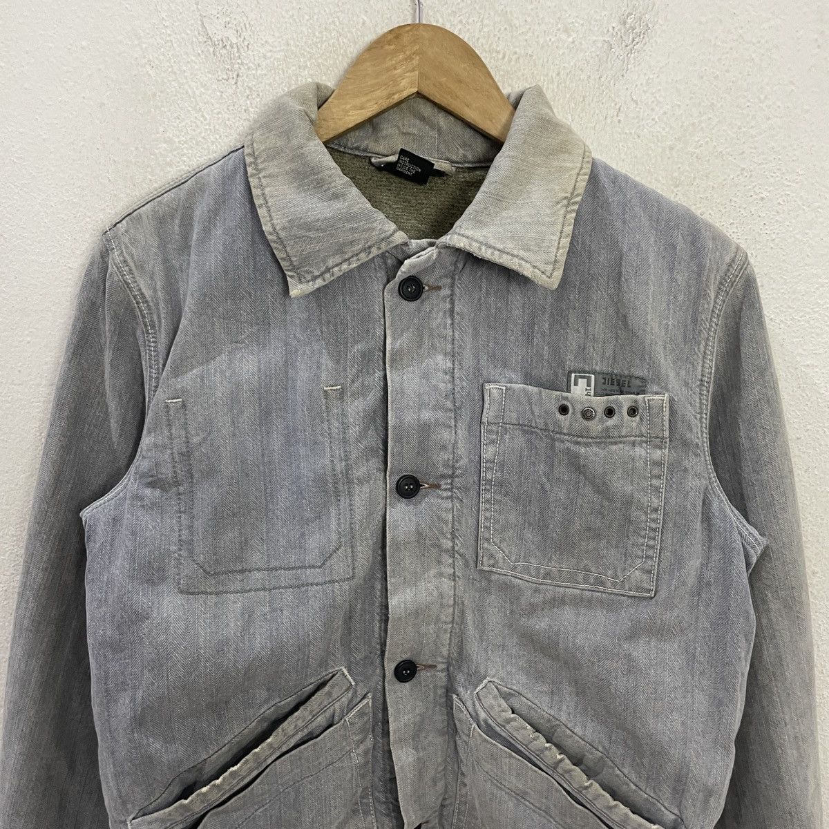 Diesel Vintage Diesel Herringbone Workwear Chore Jacket Size US M / EU 48-50 / 2 - 6 Thumbnail