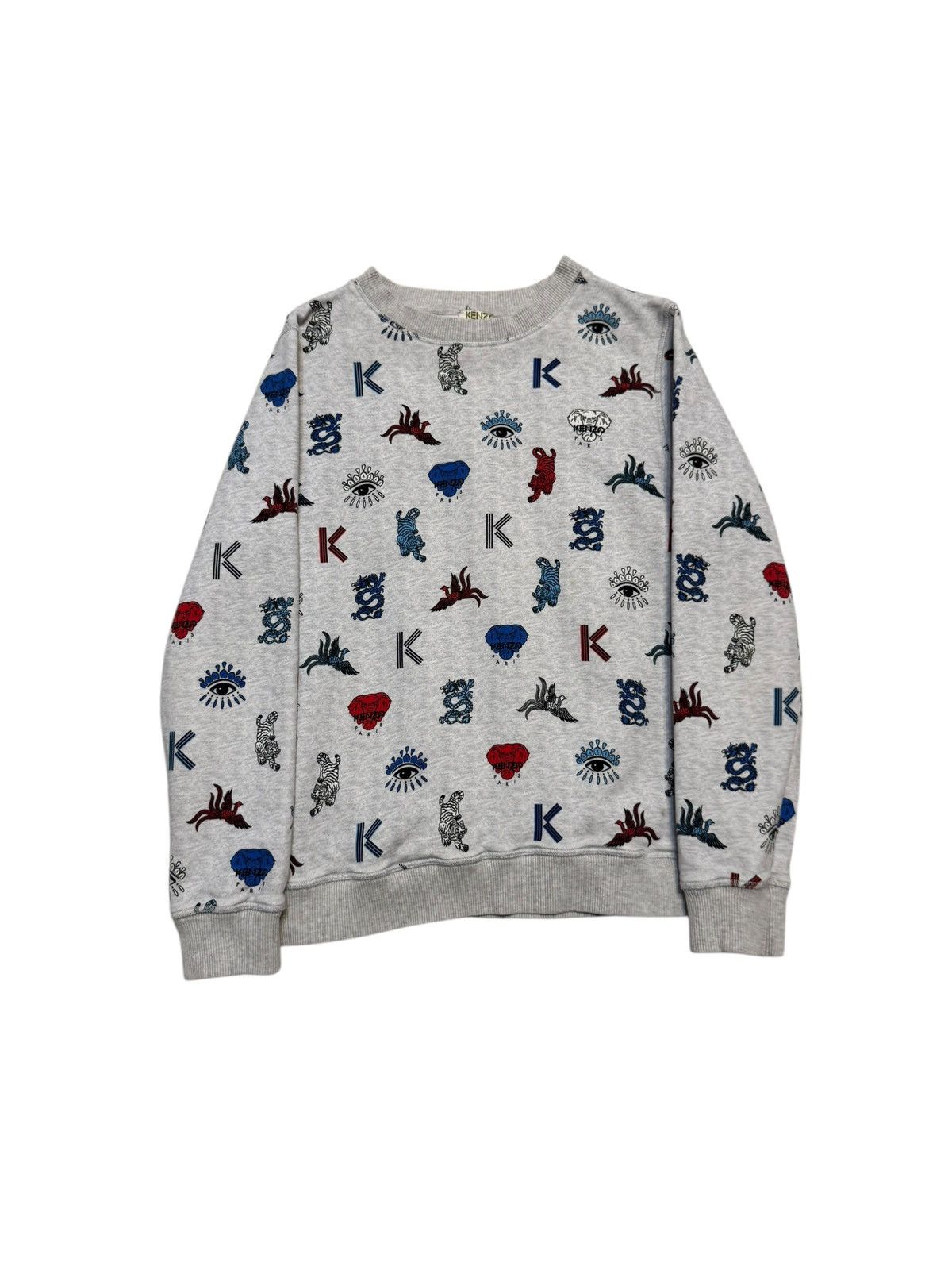 Japanese Brand Kenzo sweatshirt big logo monogram Size US XS / EU 42 / 0 - 1 Thumbnail