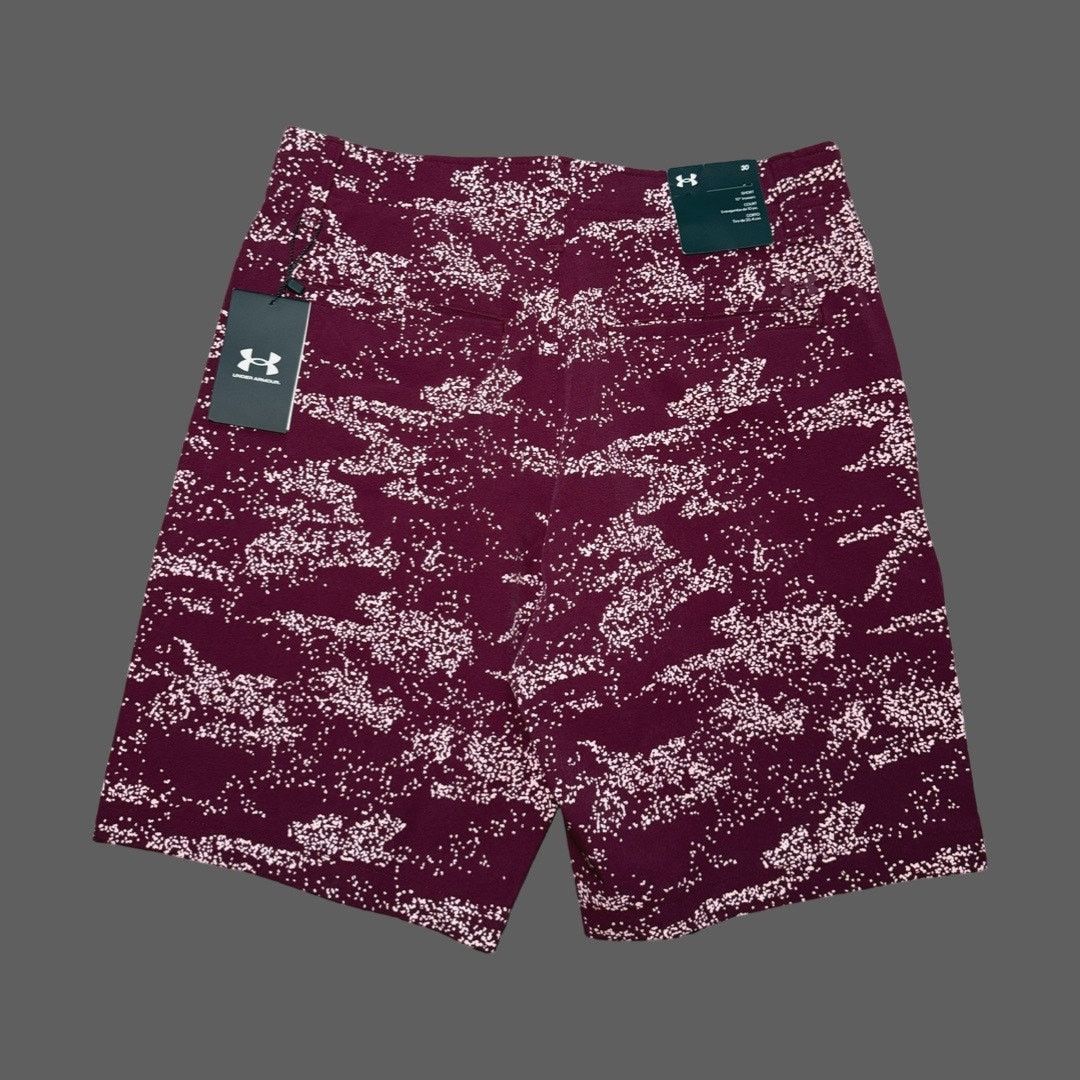 Under Armour Under Armour UA Golf Short Printed Short Sz 30 NWT Burgundy Size US 30 / EU 46 - 6 Thumbnail