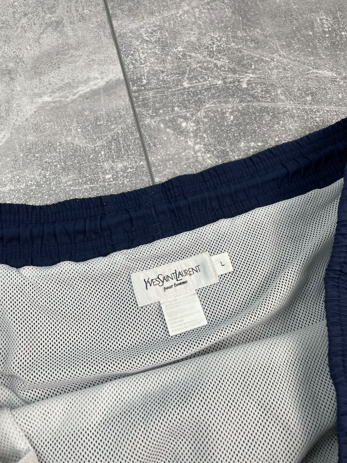 Vintage Yves Saint Laurent Swim Shorts Size US 34 / EU 50 - 9 Thumbnail