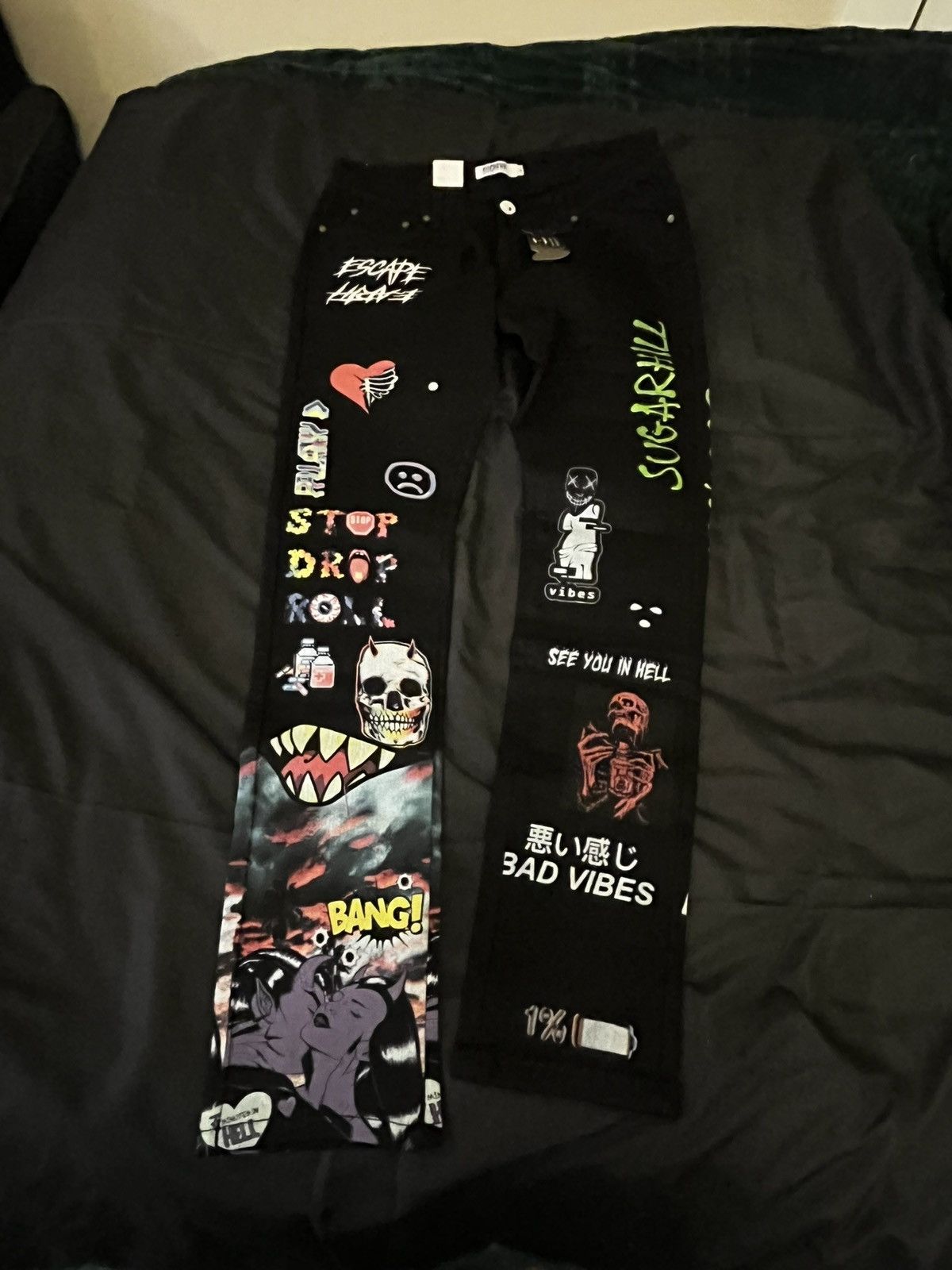 Other Sugarhill “Escape Reality / Cig4rhill / Bad Vibes” Size US 36 / EU 52 - 1 Thumbnail