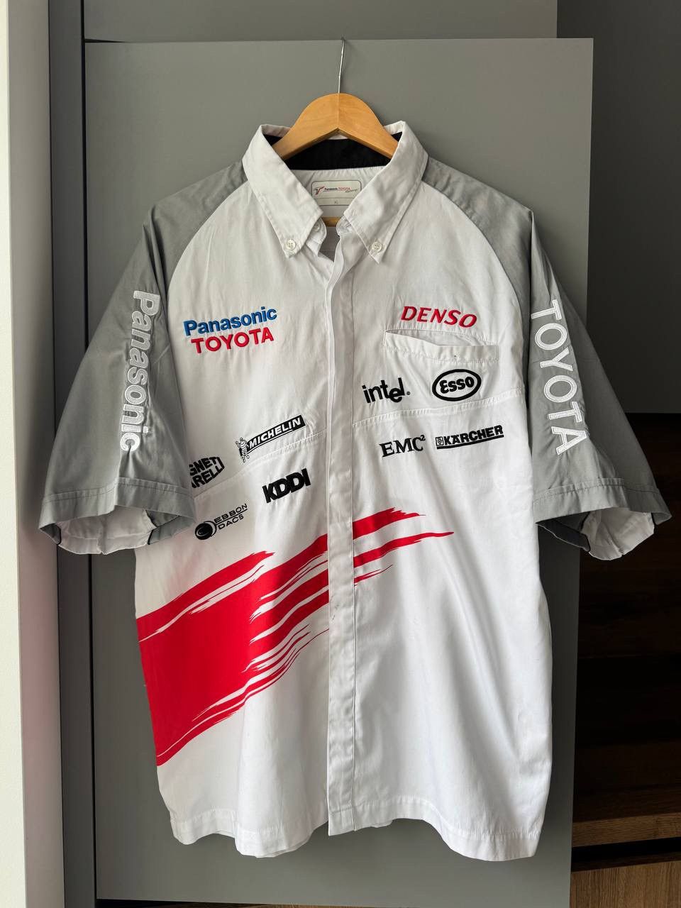 Japanese Brand × NASCAR Toyota Panasonic Denso Racing Motorsports Shirt Size US XL / EU 56 / 4 - 1 Thumbnail