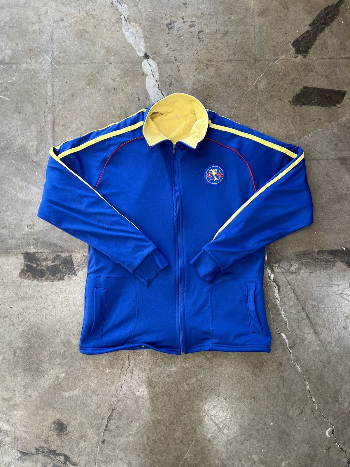 Vintage Vintage Club America Track Jacket Sz. Large Size US L / EU 52-54 / 3 - 2 Thumbnail