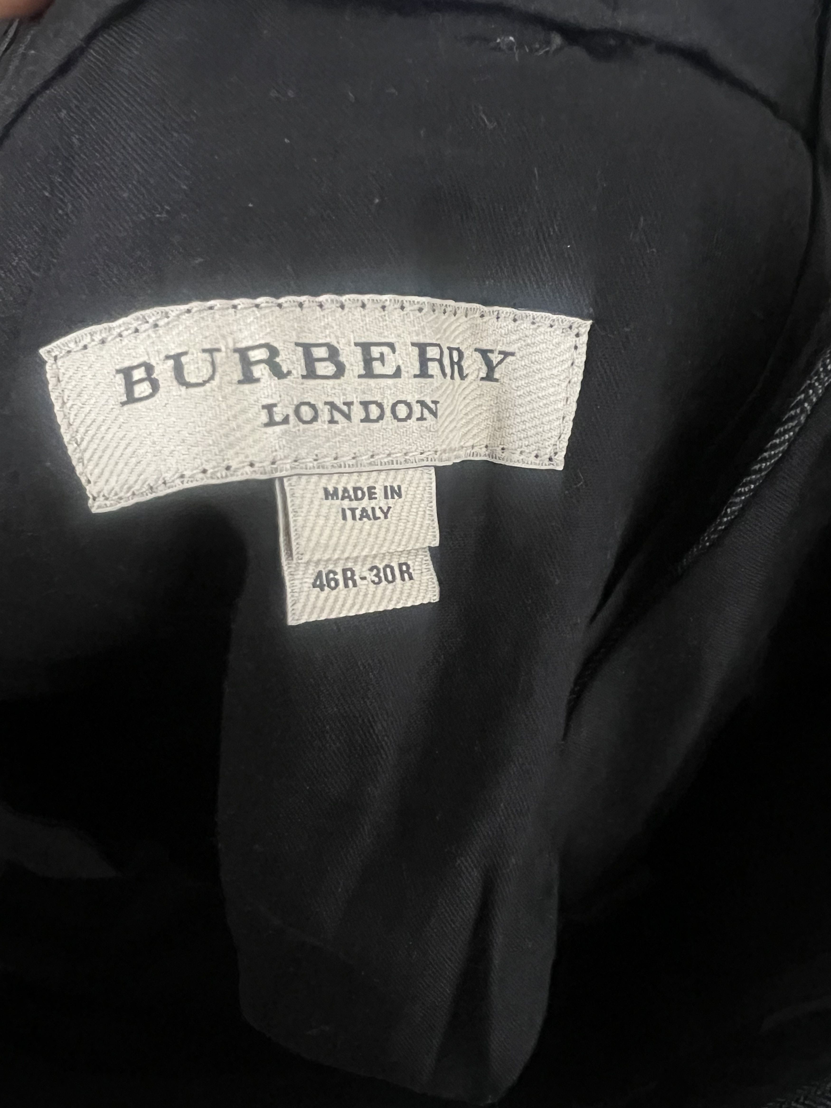 Burberry Burberry 100% Wool Grey Trousers 46R Size US 30 / EU 46 - 6 Thumbnail