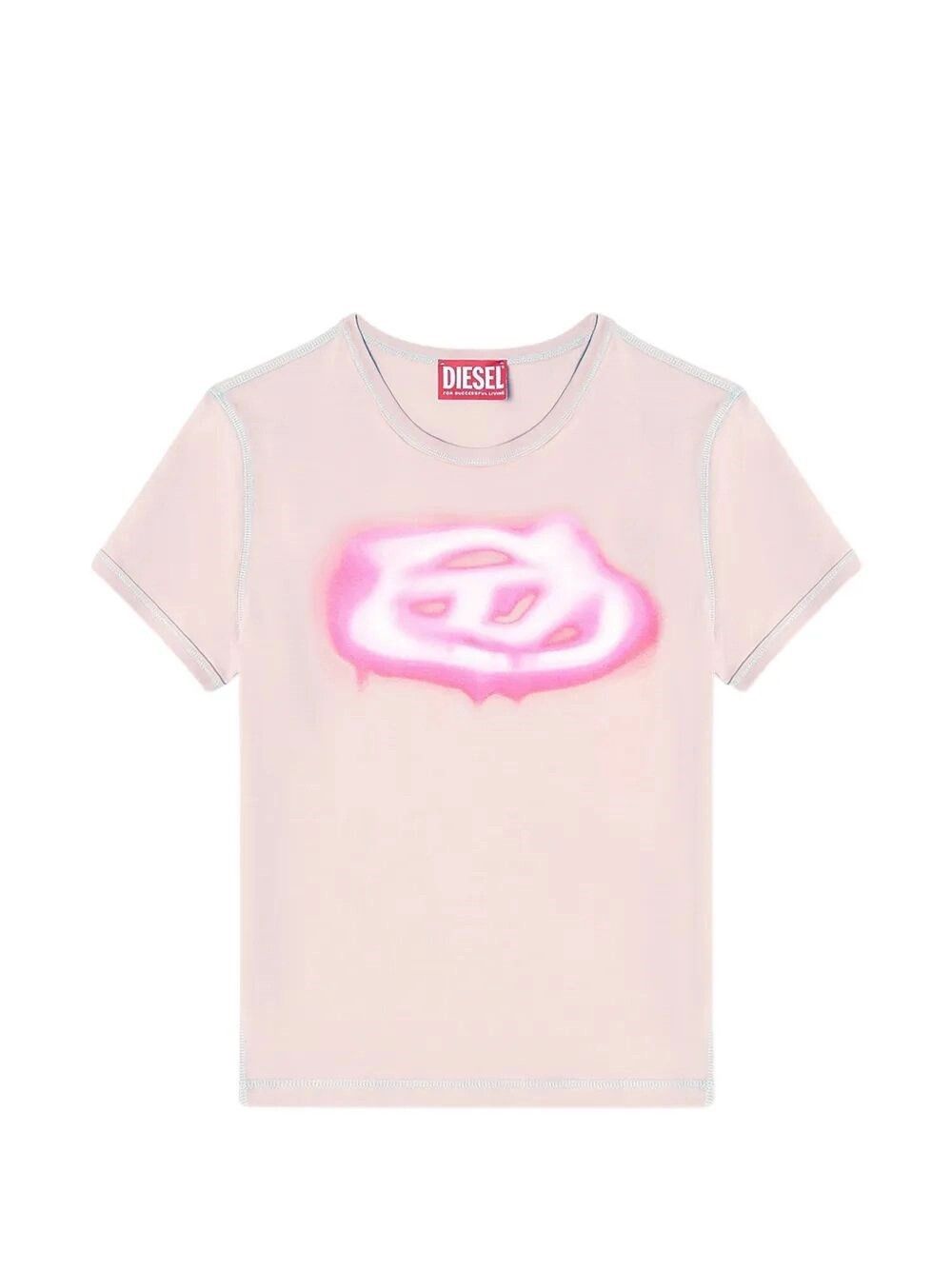 Diesel `T-Uncuties-Long-S3` T-Shirt Size L / US 10 / IT 46 - 1 Thumbnail