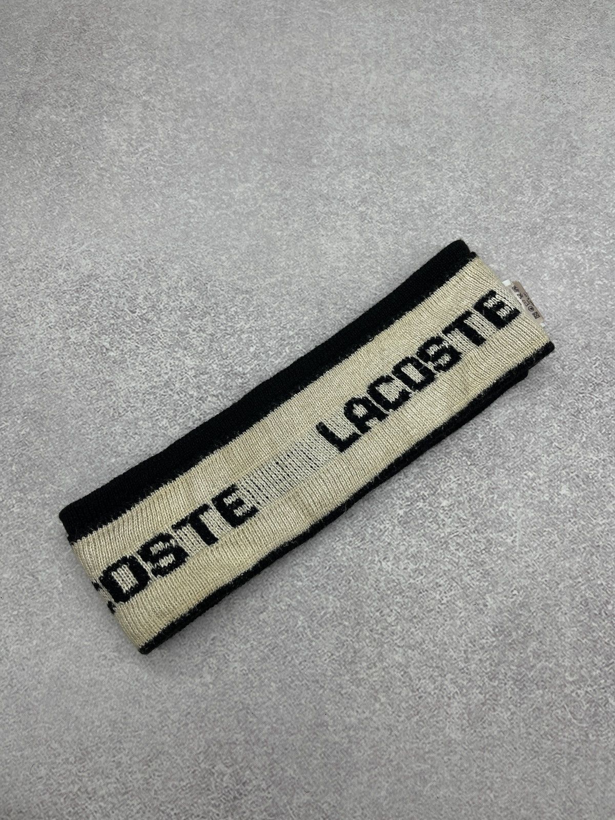 Lacoste Vintage Lacoste Headband Brown Size ONE SIZE - 6 Thumbnail