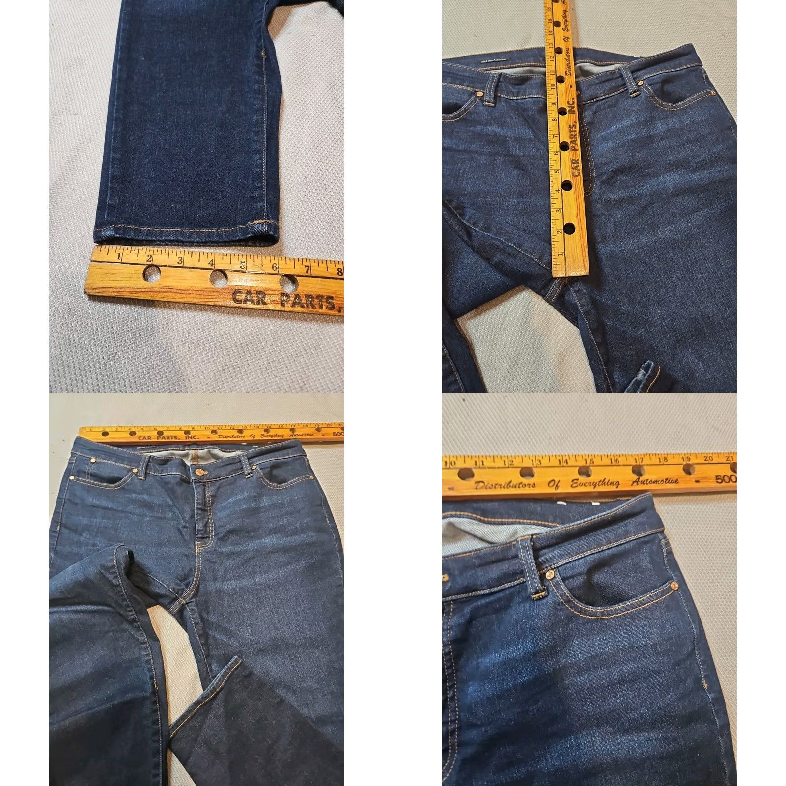 Talbots Talbots Jeans Womens Size 14 Blue Slim Ankle Stretch Denim Casual Mom Pants Size 36" / US 14 / IT 50 - 8 Thumbnail