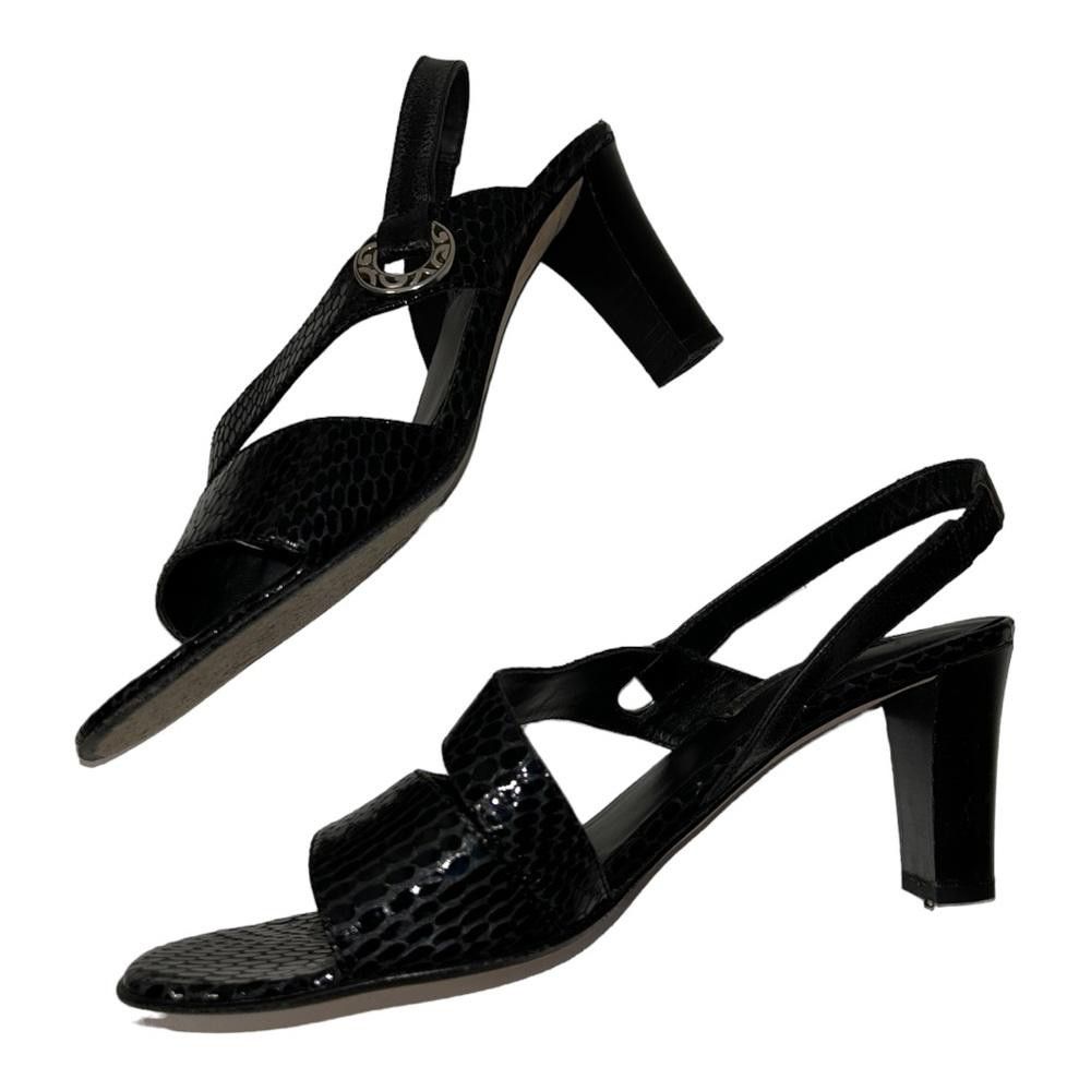 Brighton Brighton l Rivoli Patent Snakeskin Leather Heels Size 9 Size US 9 / IT 39 - 6 Thumbnail