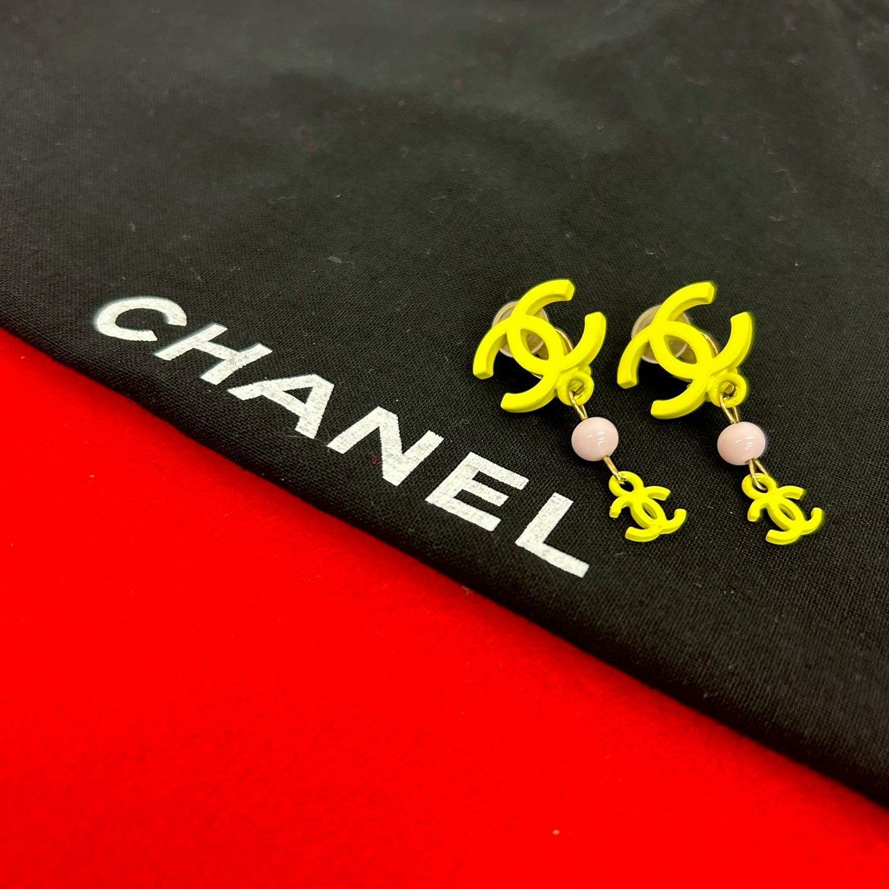 Chanel Chanel Chanel Coco Mark Earrings Plastic / Synthetic Earrings DUTY FREE for USA Size ONE SIZE - 1 Thumbnail