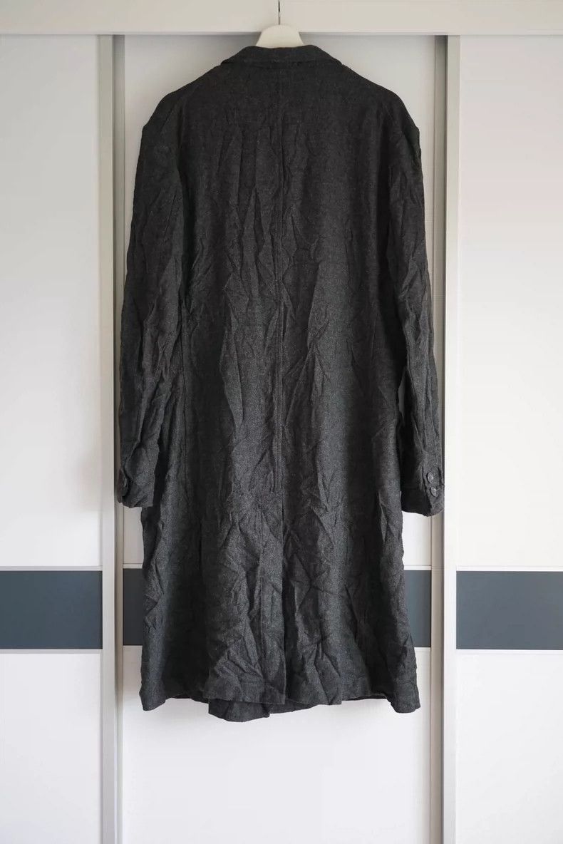 Yohji Yamamoto Yohji Yamamoto Yohji Yamamoto Gray Wool Coat 16AW Size US M / EU 48-50 / 2 - 2 Thumbnail