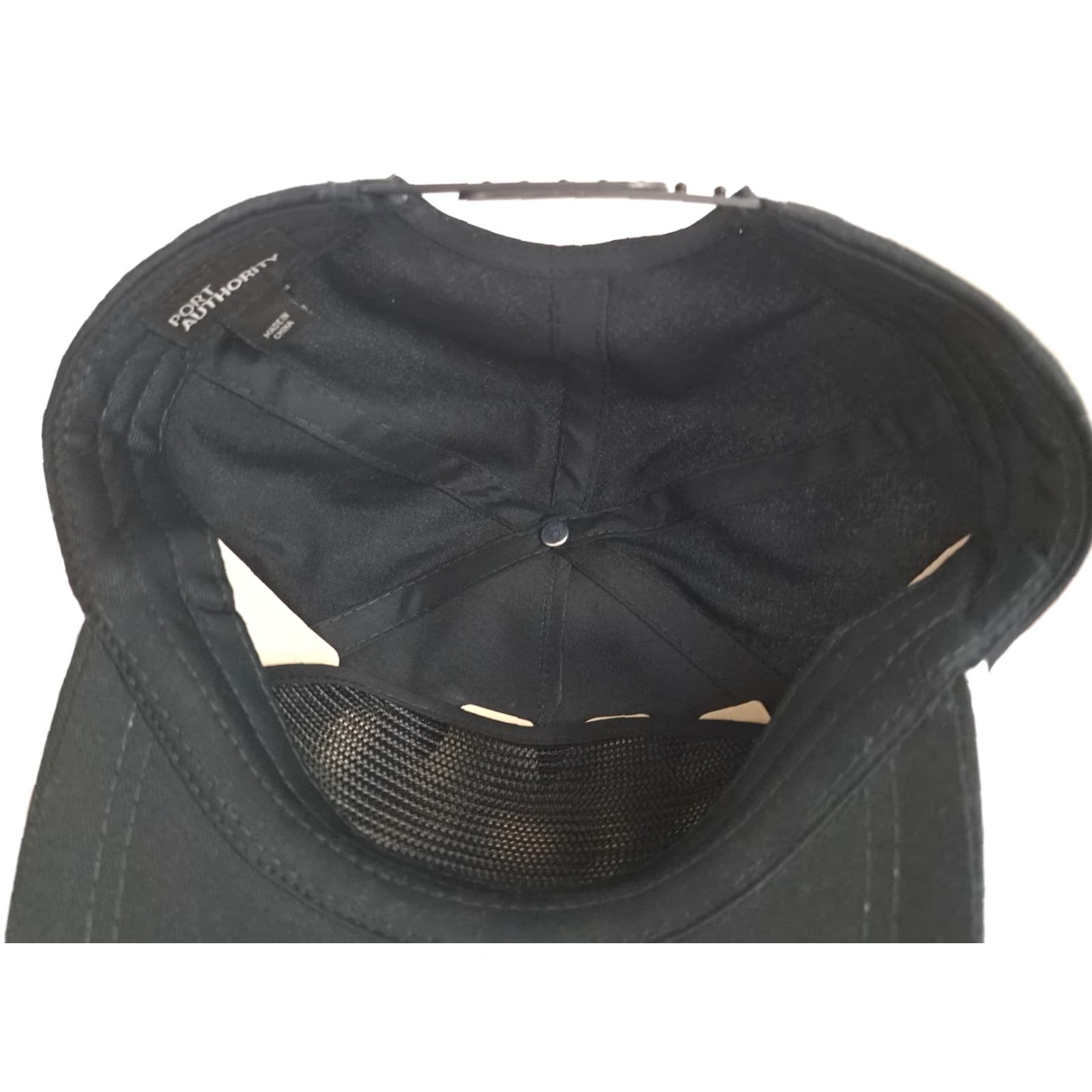 Port Authority Bash Pickleball Club Port Authority Hat Black Adjustable Unisex Baseball Cap Cotton Sports Adjustable Mens/ Womens Size ONE SIZE - 4 Thumbnail