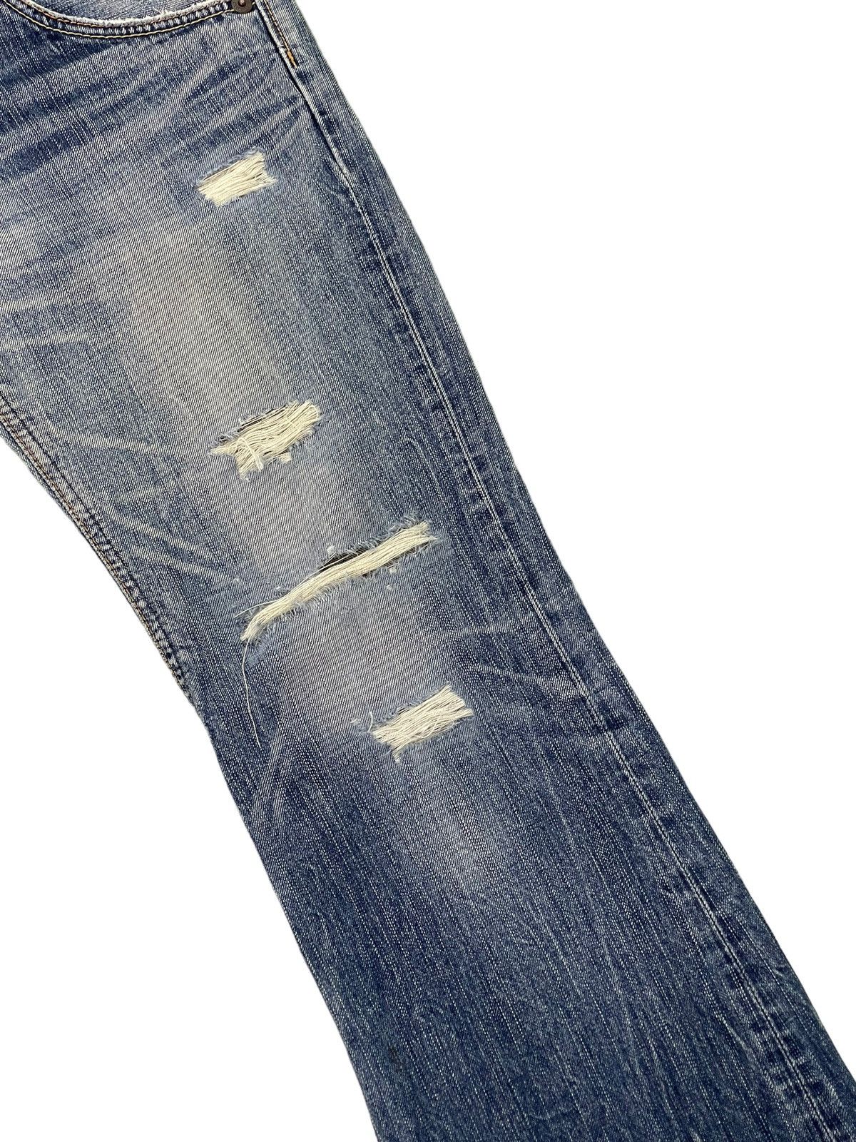 Edwin Flare Jeans Edwin Japan Distress Low Rise Boot Cut 7🟦3 Size US 30 / EU 46 - 7 Thumbnail