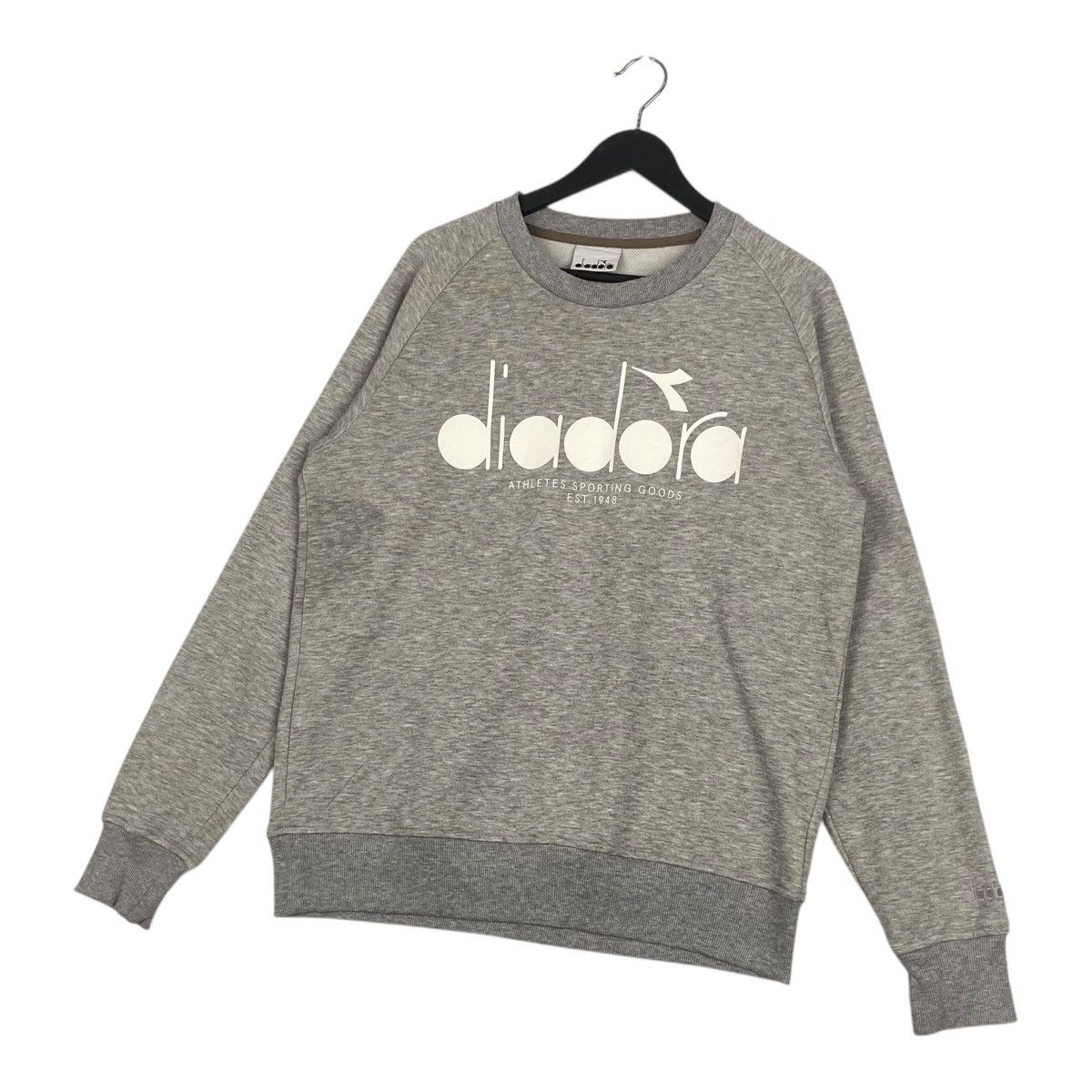 Diadora × Vintage Vintage Diadora Crewneck Sweatshirt Gray Size US L / EU 52-54 / 3 - 2 Thumbnail