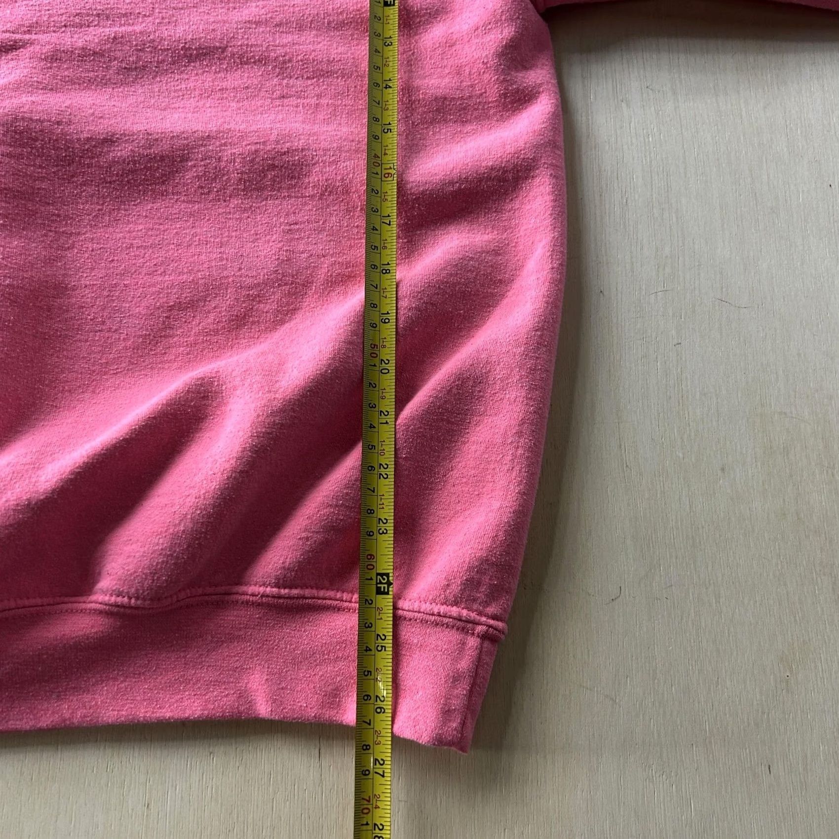 Vintage Arizona Sweatshirt Womens Large Pink Fleece Scoop Neck Oversized Pullover Size L / US 10 / IT 46 - 3 Thumbnail