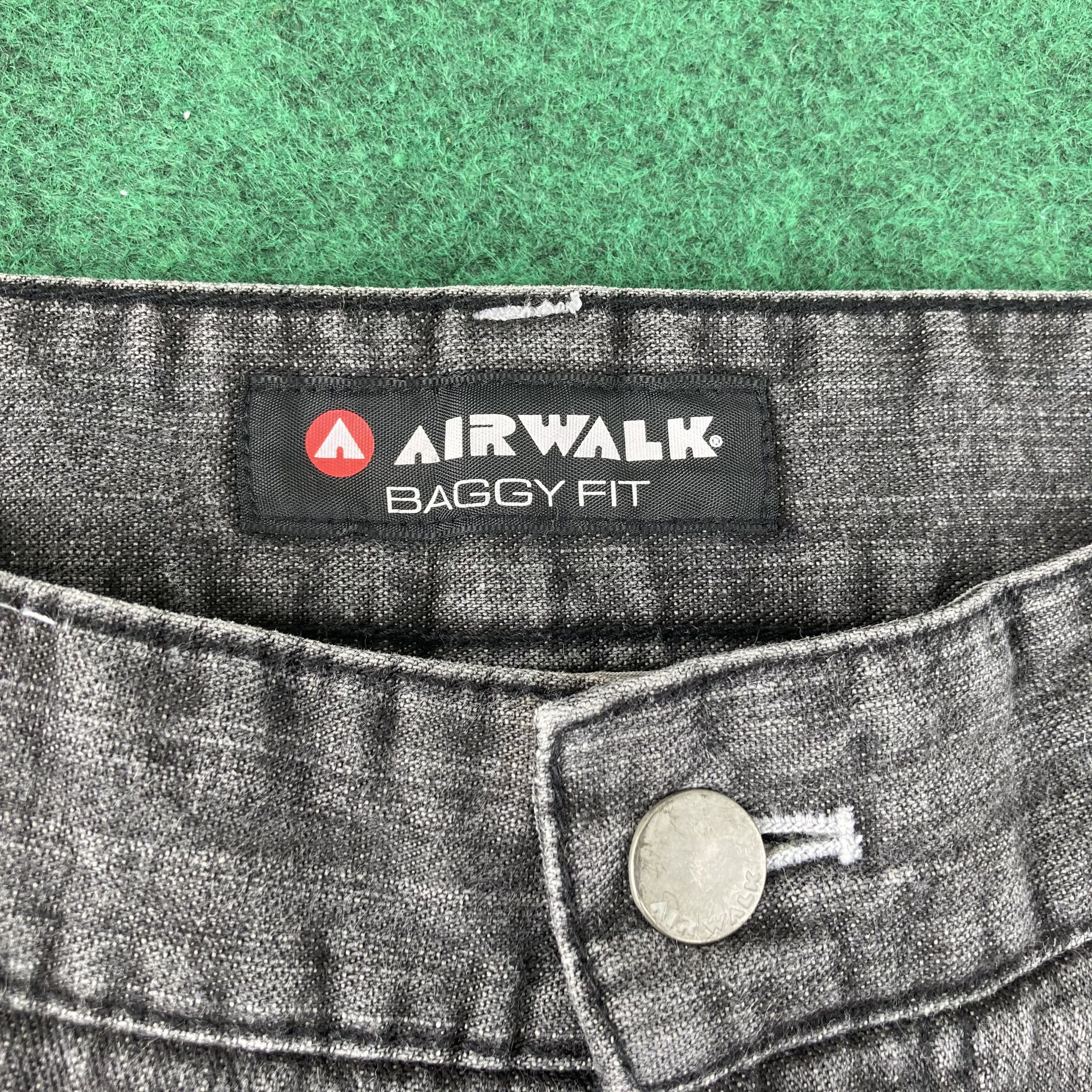 Airwalk × Vintage Vtg Airwalk Ollie Baggy Skateboard Pant Jeans 90s Jeans Size US 33 - 5 Thumbnail