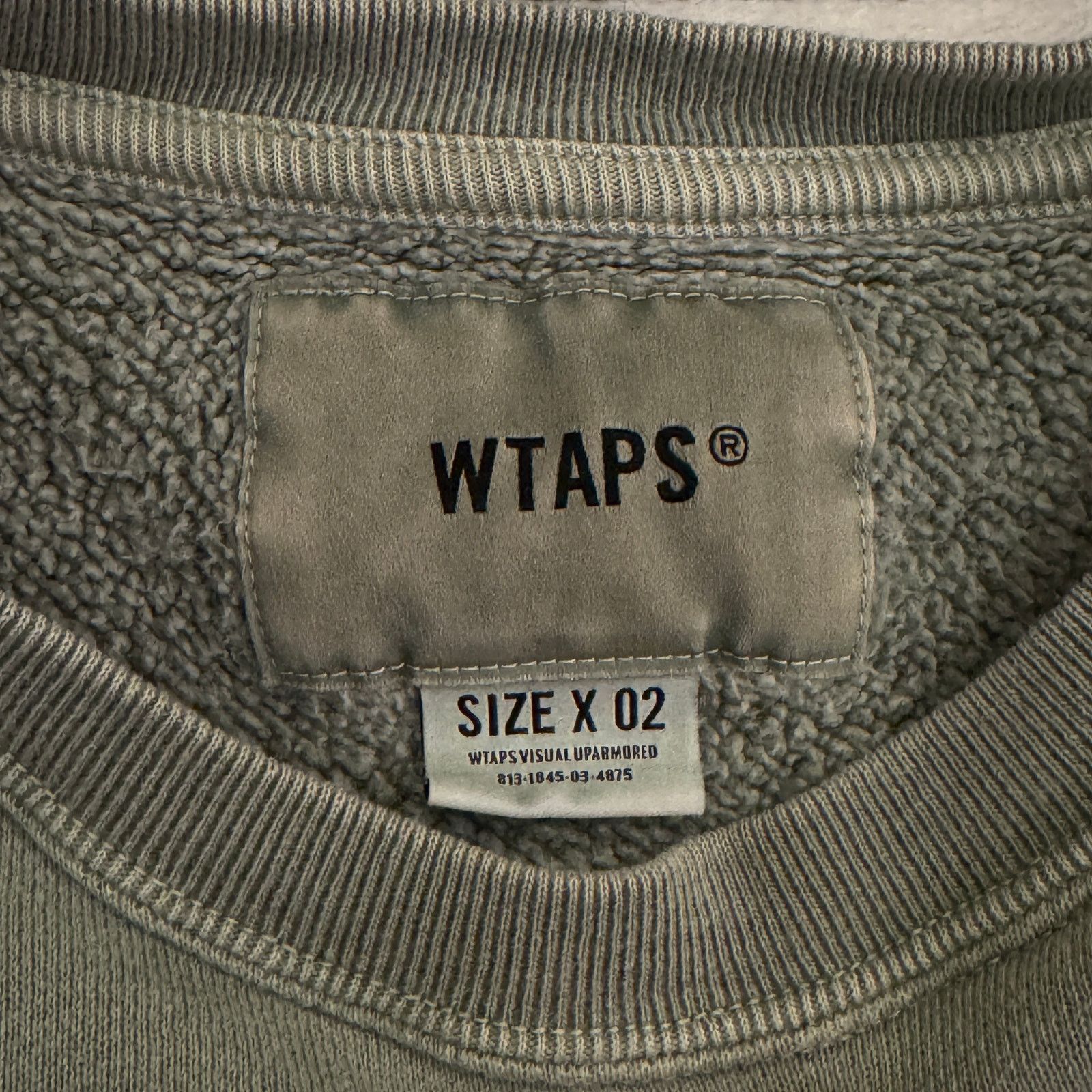 Wtaps WTAPS Sweatshirt Green 3(Approx. M) 2200509871073 Size US M / EU 48-50 / 2 - 4 Thumbnail