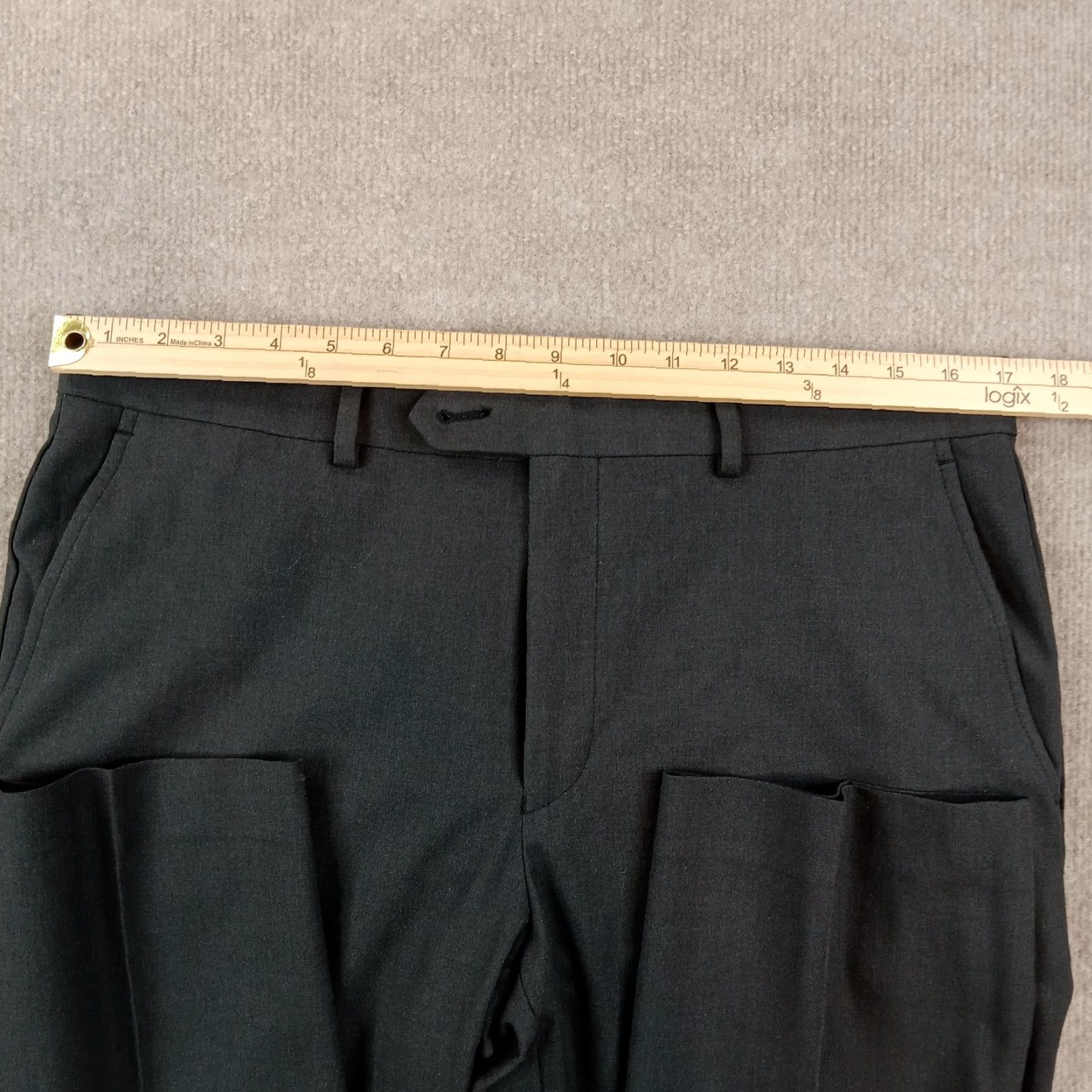 Michael Kors Michael Kors Mens Black Chino Stretch Pants 34x30 Straight Leg Size US 34 / EU 50 - 5 Thumbnail
