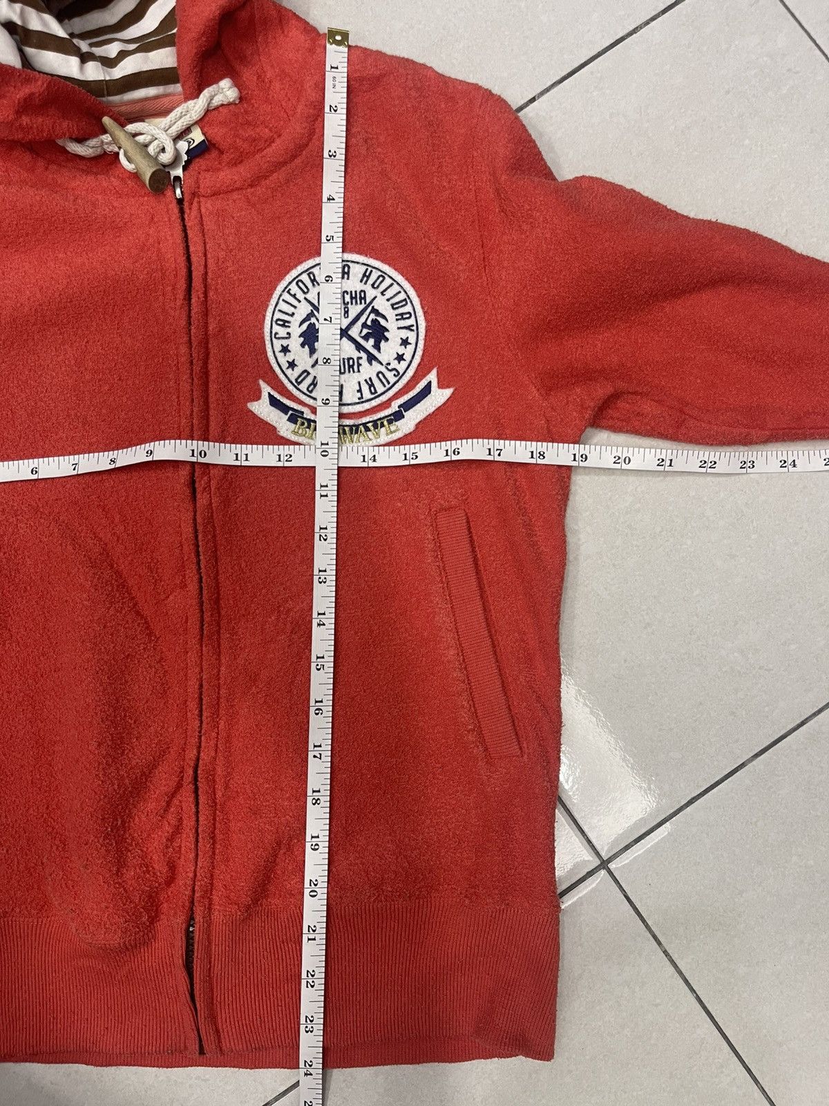 Gotcha Vtg GOTCHA "Remember Your Roots" Terry Cloth Zip Hoodie Size S / US 4 / IT 40 - 13 Thumbnail