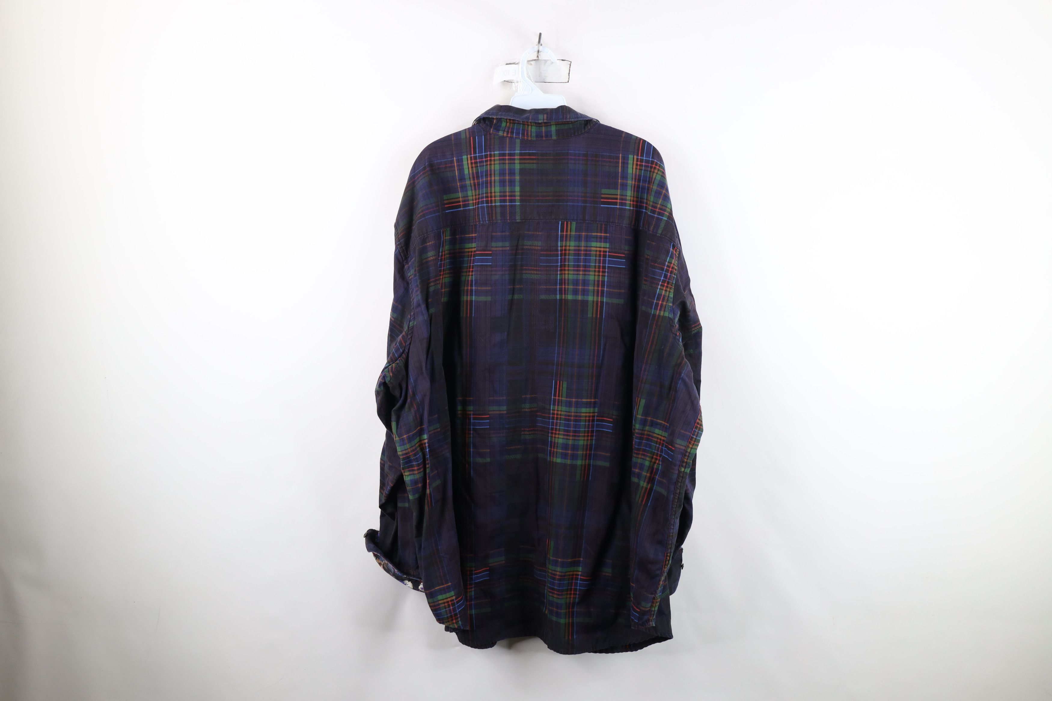 Robert Graham Robert Graham Rainbow Flower Flip Cuff Collared Button Shirt Size US XXL / EU 58 / 5 - 14 Thumbnail