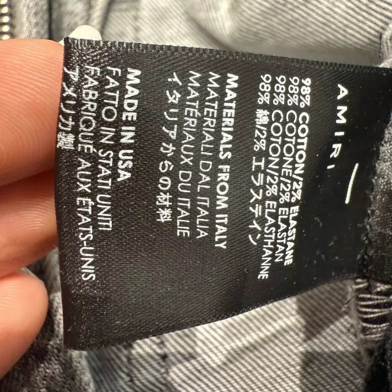 Other Amiri Grayish White Distressed Ripped Denim Pants Size US 32 / EU 48 - 8 Thumbnail