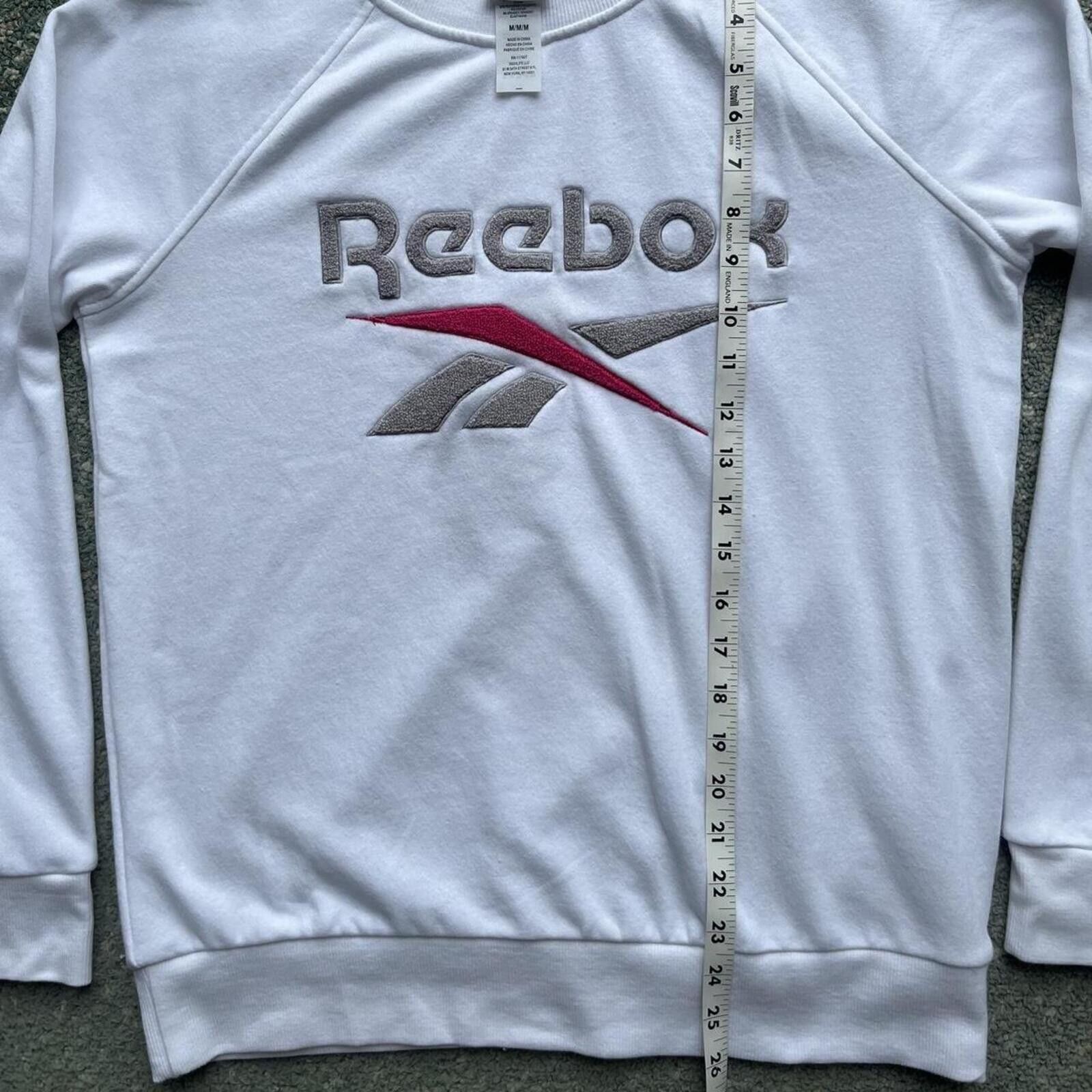 Reebok Reebok Sweater Raised Logo Lettering Pullover Size Medium Size M / US 6-8 / IT 42-44 - 5 Thumbnail