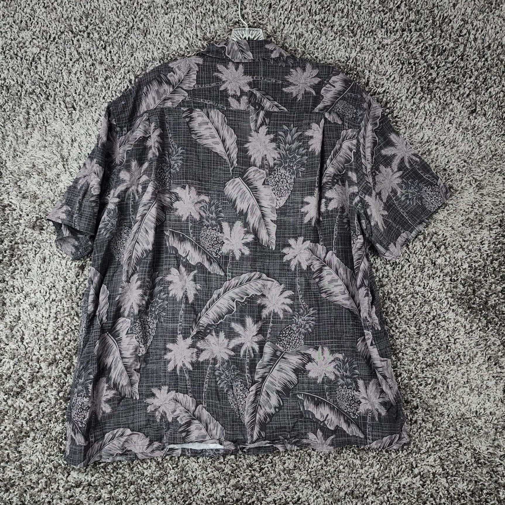 Vintage Campia Moda Mens Gray Floral Short Sleeve Hawaiian Button-Up 2XL Men Shirts Mens 2XL Gray Floral Hawaiian Campia Moda Button-Up Shirt Size US 39 - 5 Thumbnail