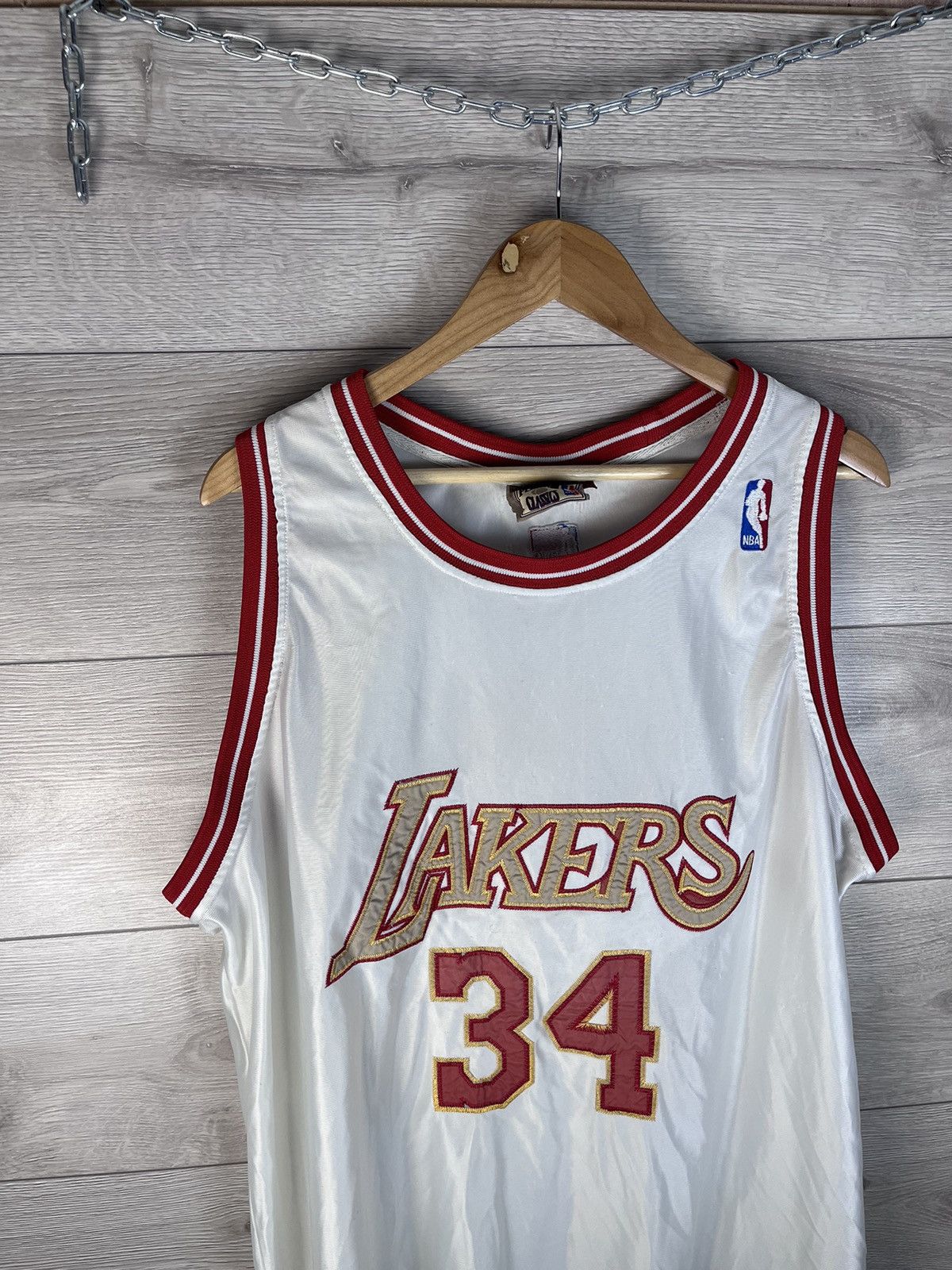Champion MENS SHIRT NBA LAKERS #34 O’NEAL VINTAGE SIZE XL USA Size US XL / EU 56 / 4 - 3 Thumbnail