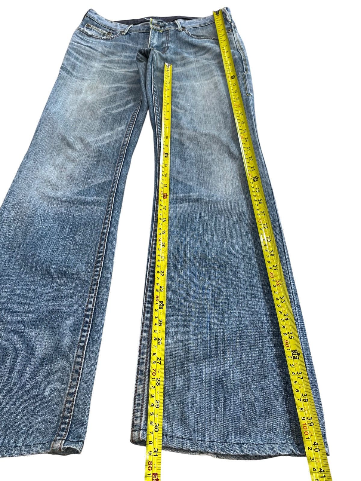 Levi's Levi’s Vintage Whiskers Blue Wash Style Bootcut Jeans Size US 30 / EU 46 - 11 Thumbnail