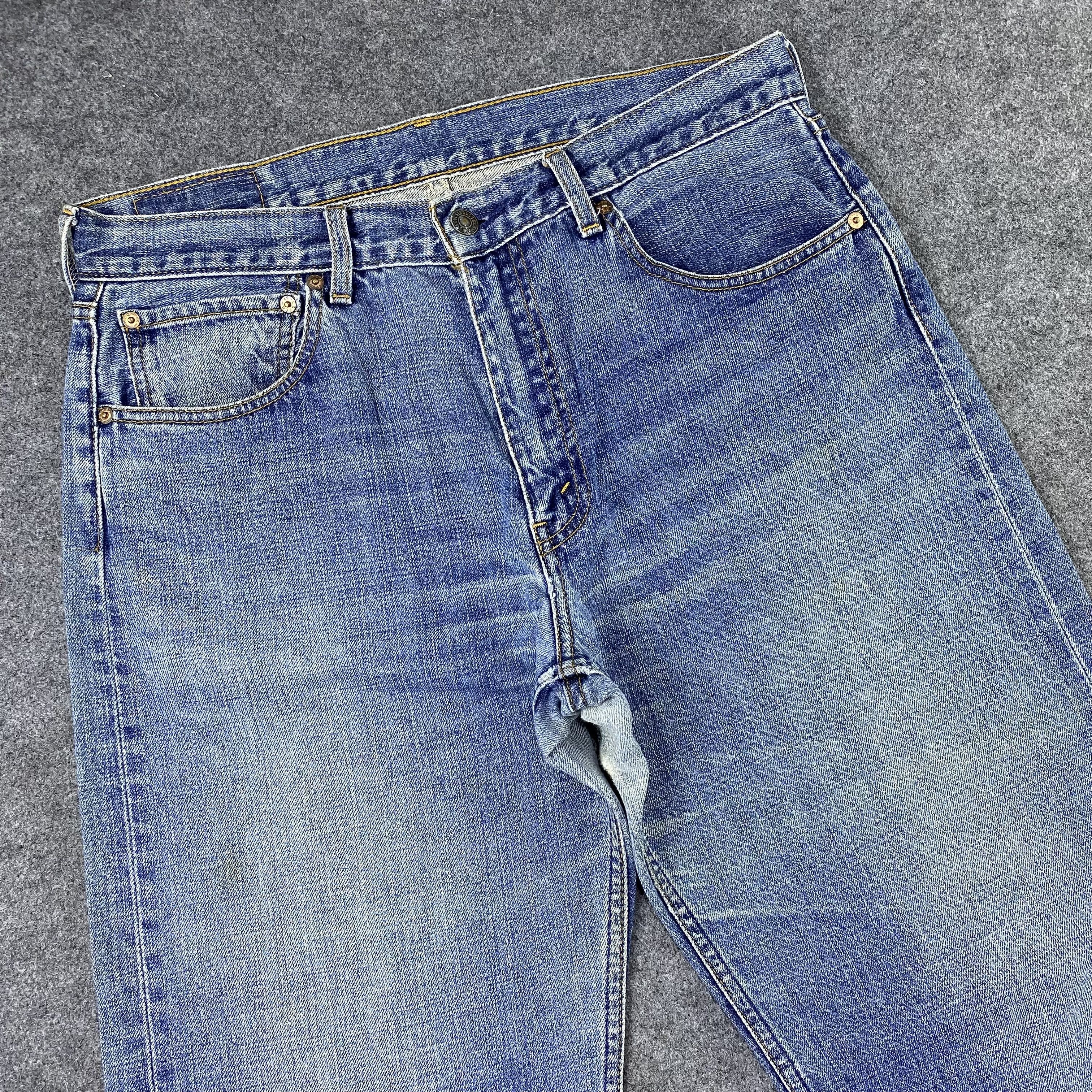 Jean × Levi's × Vintage Vintage Levi's 512 Distressed Blue Wash Jeans-J1161 Size US 34 / EU 50 - 5 Thumbnail