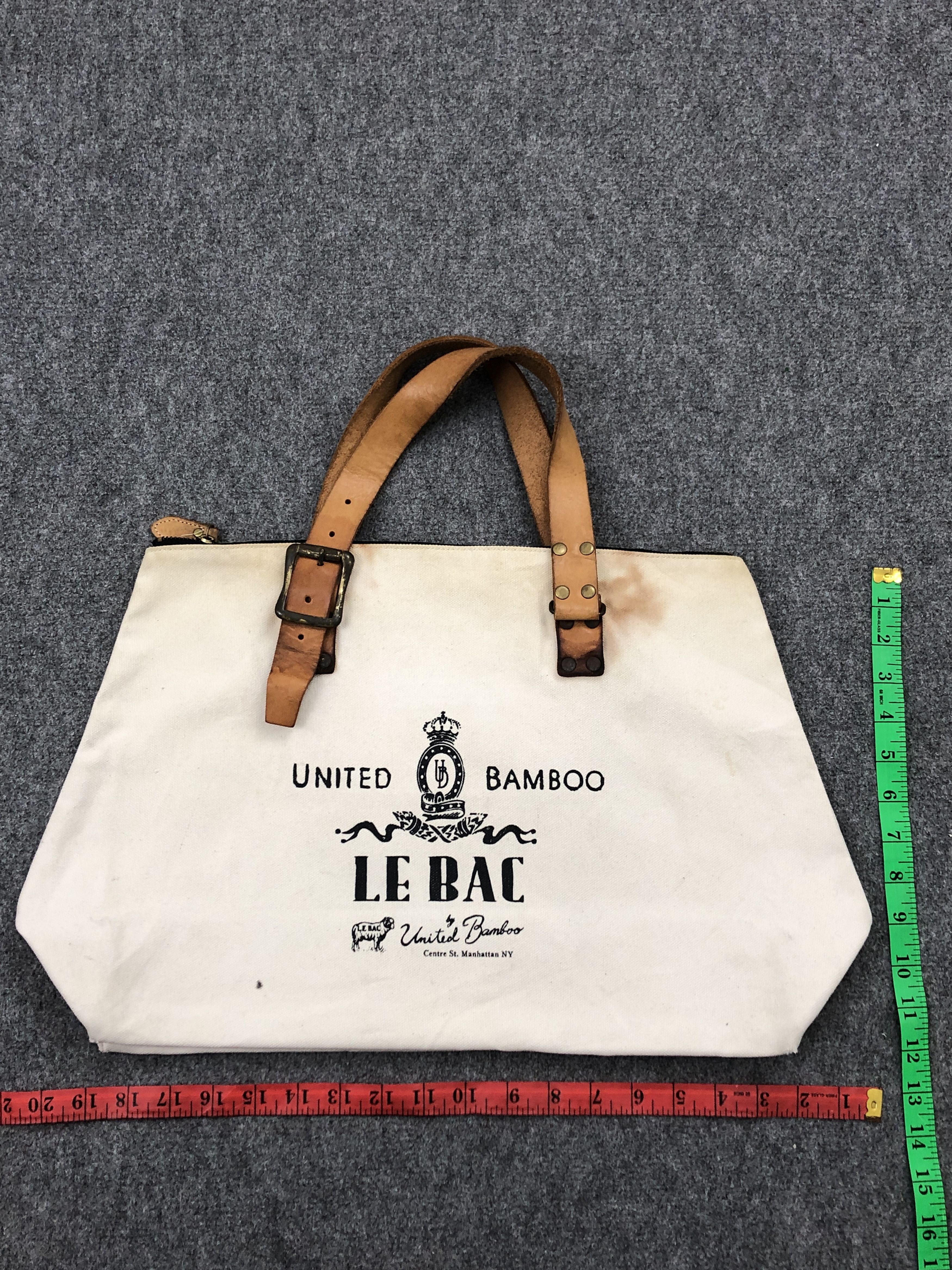 United Bamboo Vintage 80s United Bamboo Le Bac Shoulder Bag BG0158 Size ONE SIZE - 7 Thumbnail