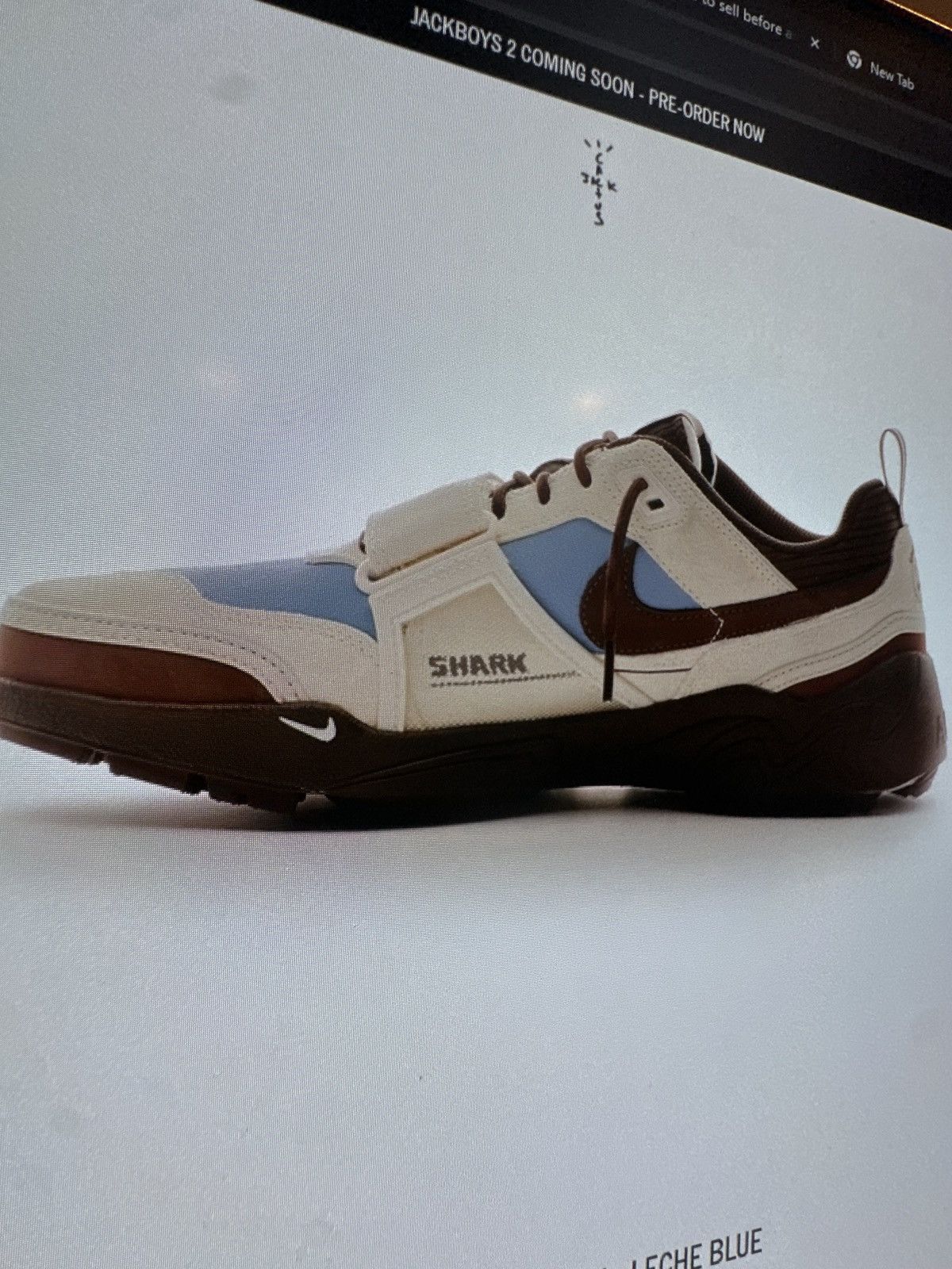 Nike × Travis Scott NIKE ZOOM FIELD JAXX - LECHE BLUE Size US 10.5 / EU 43-44 - 7 Thumbnail