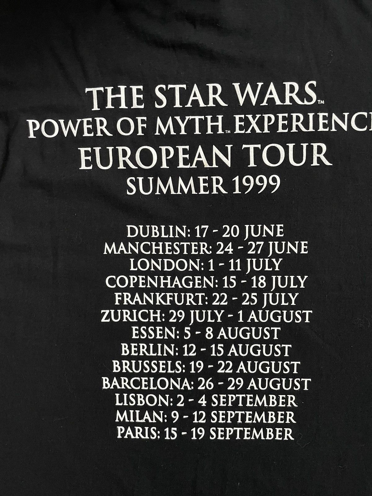Star Wars × Vintage Star Wars 1999 Vintage Tee Episode 1 European Tour 90’s Size US XL / EU 56 / 4 - 9 Thumbnail