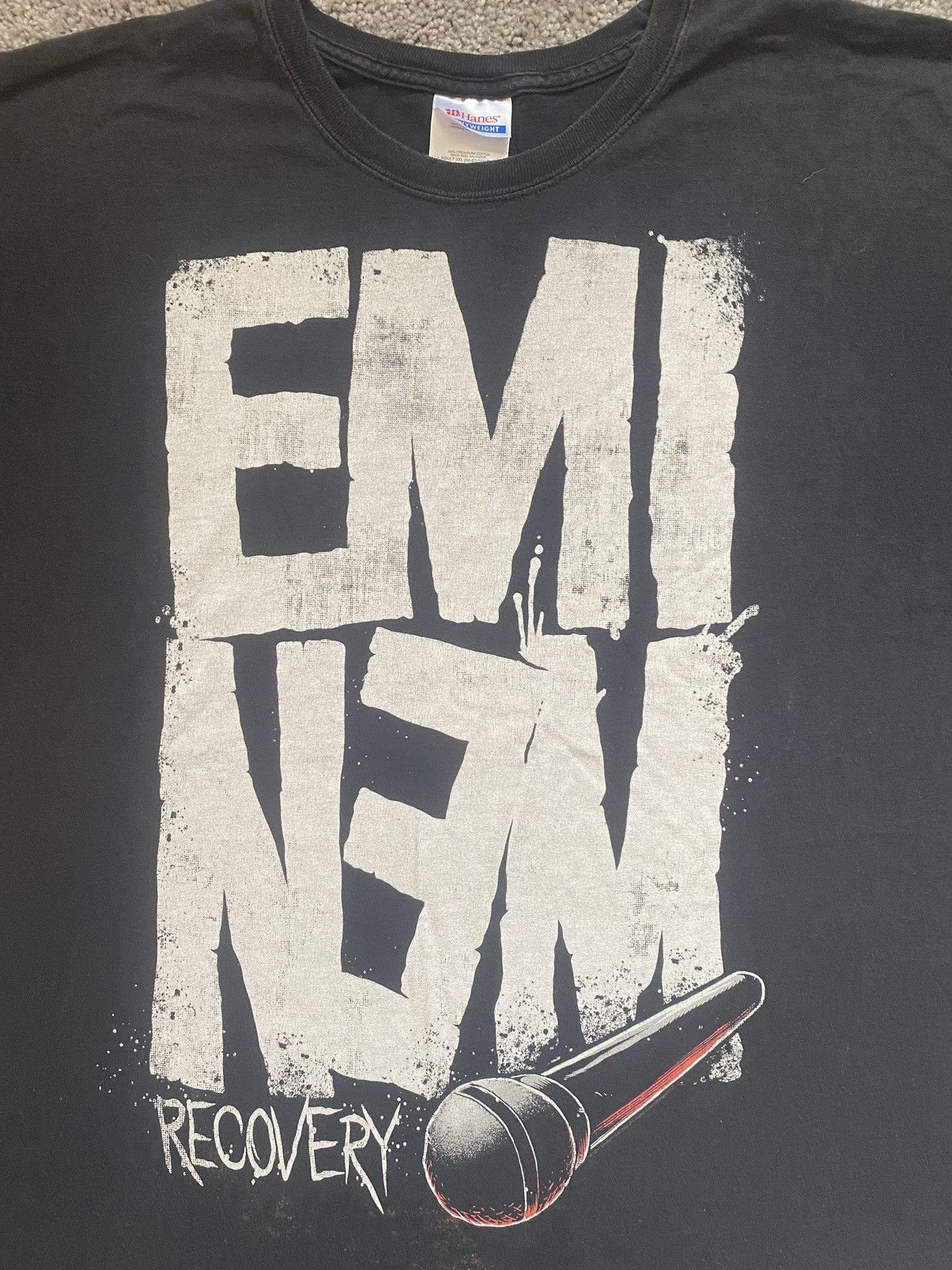 Rap Tees × Vintage Vintage Eminem Rap Tee Shirt Size US XL / EU 56 / 4 - 2 Thumbnail
