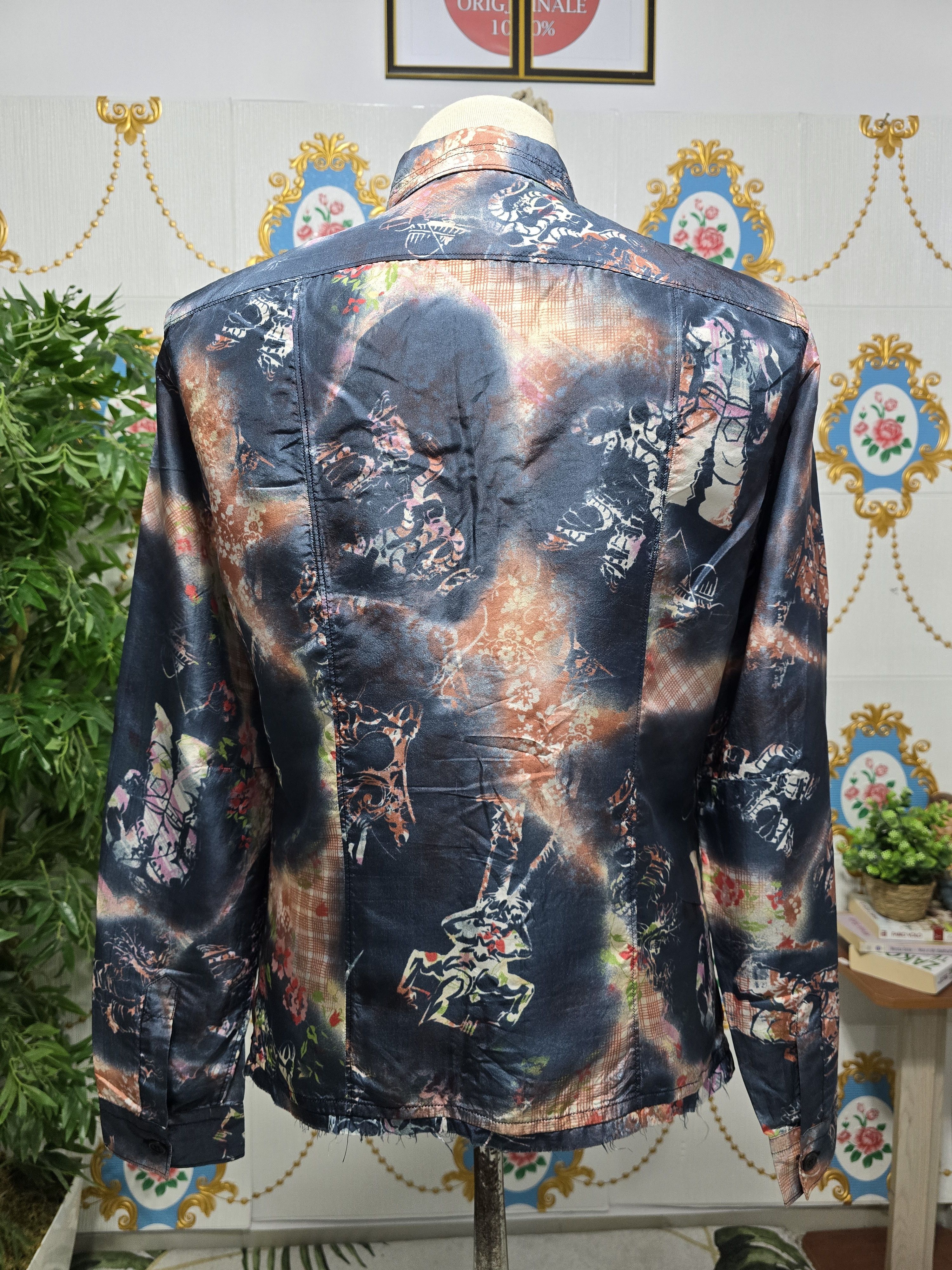 Marithe + Francois Girbaud MARITHE FRANCOIS GIRBAUD Navy Multicolored. 90' 100% silk Size US M / EU 48-50 / 2 - 13 Thumbnail