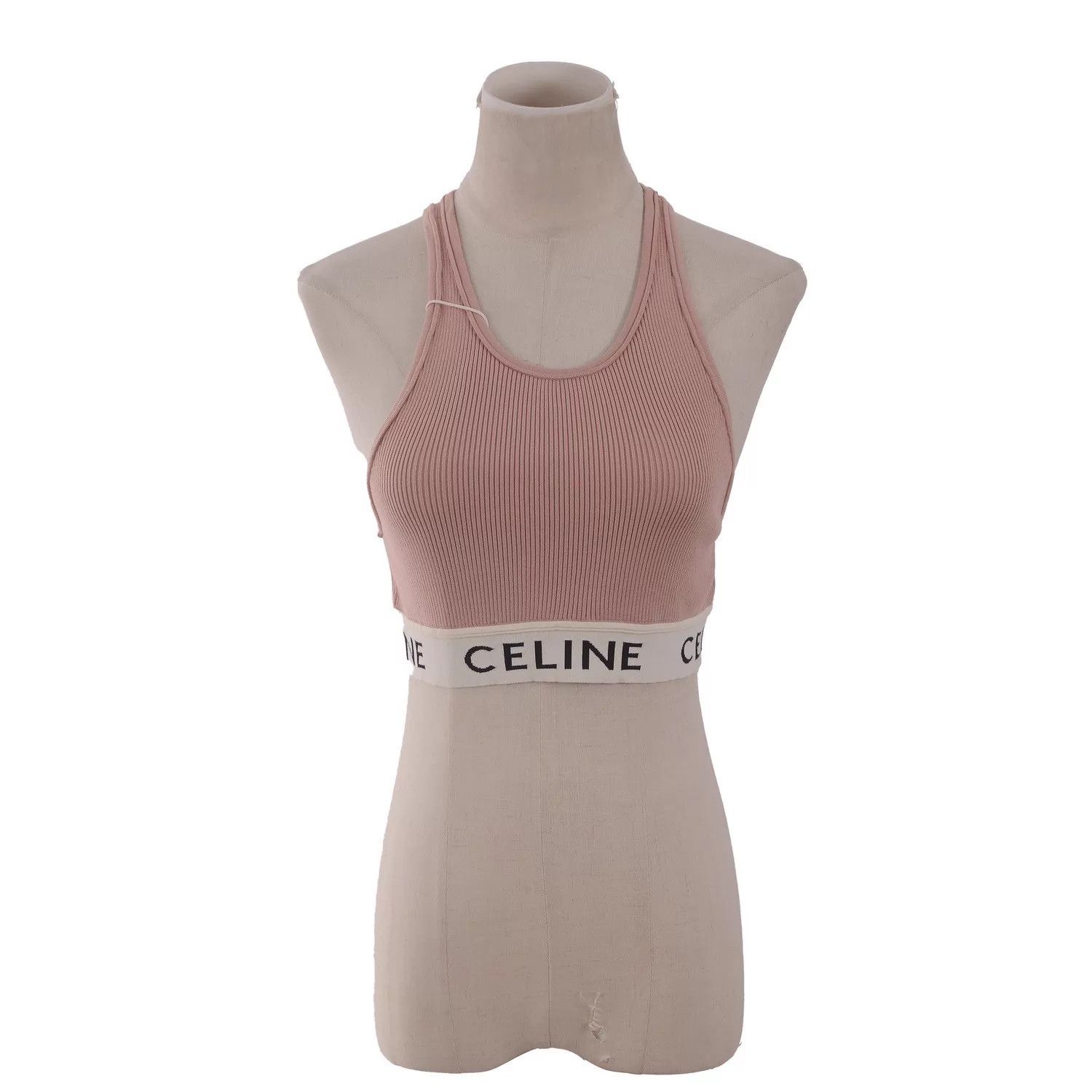 Celine Celine Logo Women's Tank Top Size S / US 4 / IT 40 - 1 Thumbnail