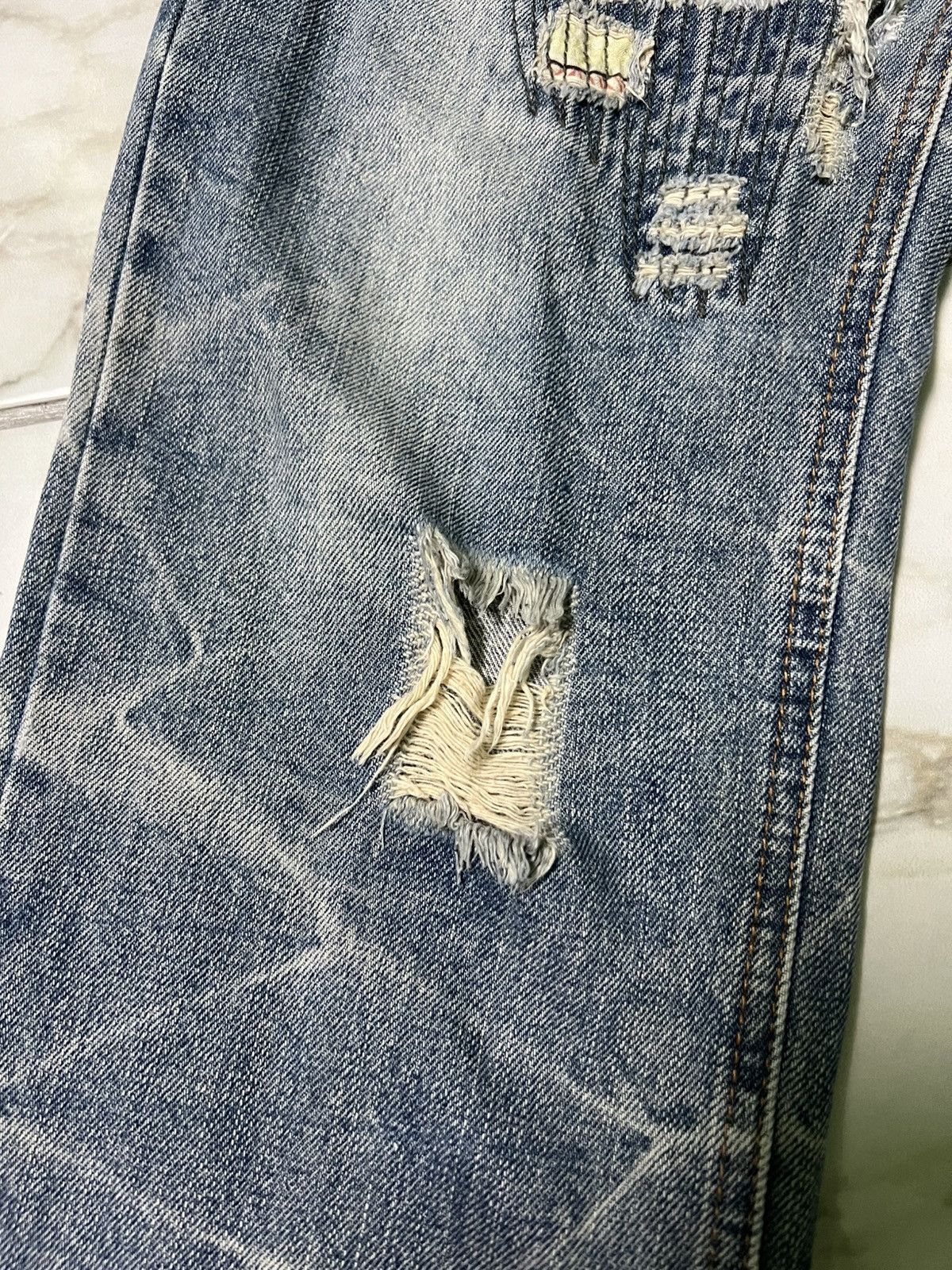 If Six Was Nine × Japanese Brand VINTAGE 90’S STYLE ART JAPAN DISTRESS JEAN Size US 31 - 9 Thumbnail