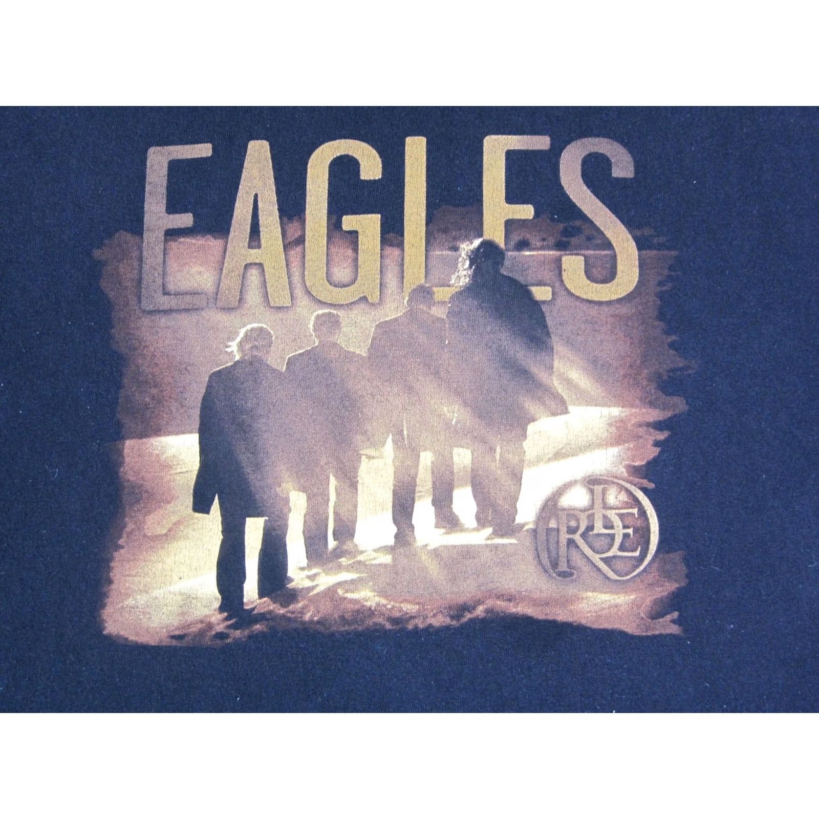 Anvil VINTAGE Eagle Shirt Mens 2X Black Long Road Out of Eden 2009 Concert Tour Y2K Size US XXL / EU 58 / 5 - 4 Thumbnail