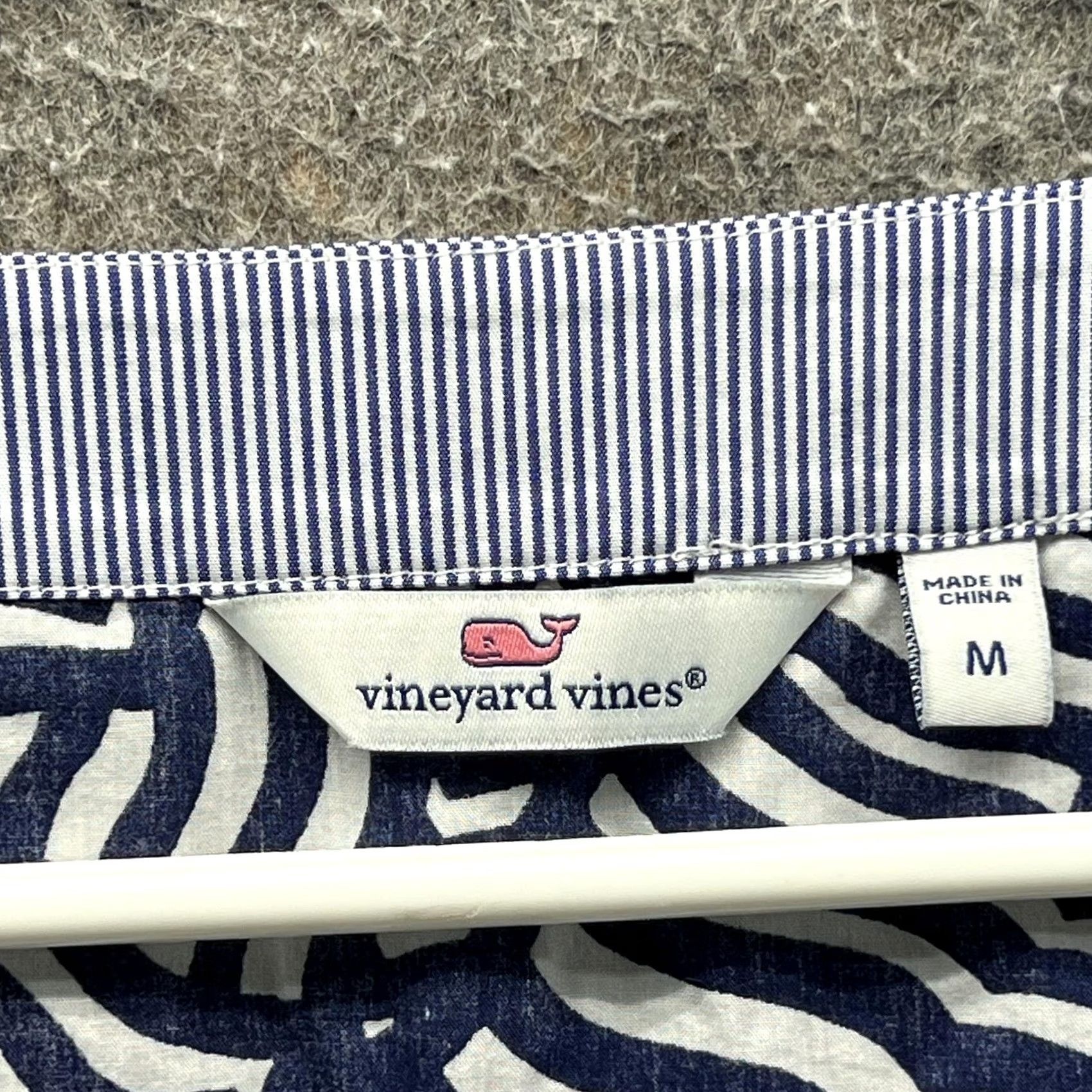 Vineyard Vines Vineyard Vines Blouse Tunic Womens Medium Blue Stripe V Neck 3/4 Sleeve Top Size M / US 6-8 / IT 42-44 - 7 Thumbnail