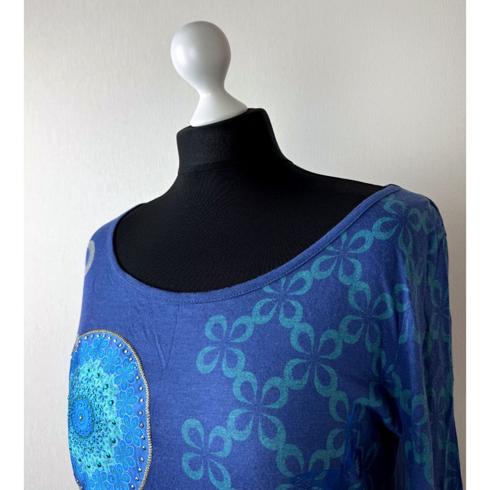 Desigual Desigual Shirt Tunic Womens Size L Multicoloured Long Sleeve Size L / US 10 / IT 46 - 5 Thumbnail