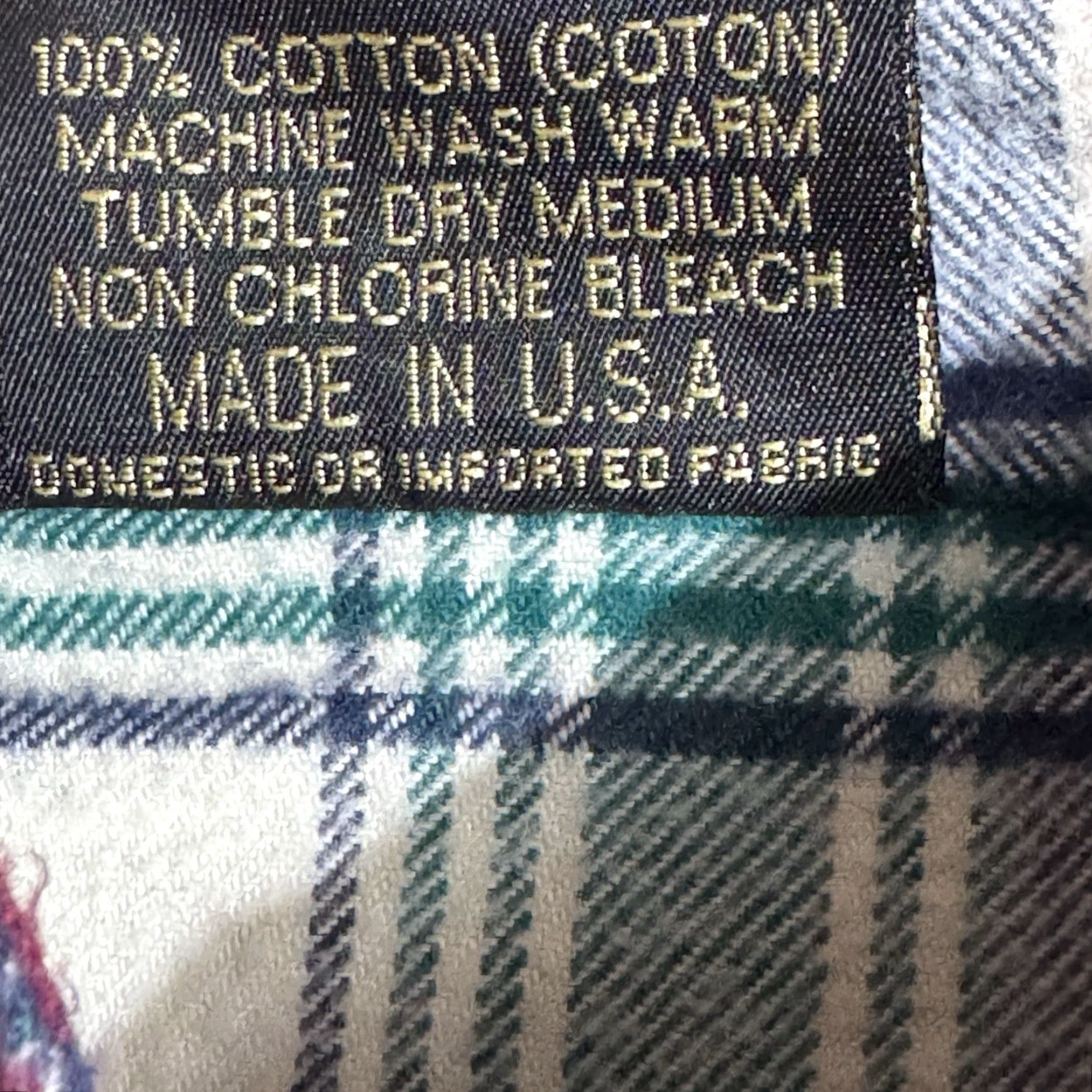 CO Vermont Flannel Co 1/4 Button Shirt Womens XL Grunge Heavy Oversize Western Plaid Multicolor Long Sleeve Mens? Womens? Wait. Size XL / US 12-14 / IT 48-50 - 4 Thumbnail