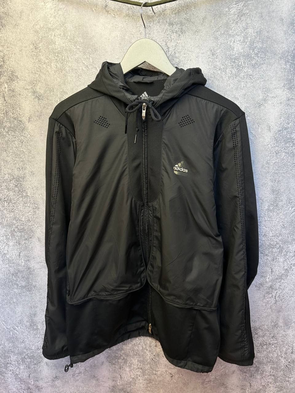 Adidas × Vintage Adidas Techfit Windbreacker Jacket Long Sleeve AGC003 Size US M / EU 48-50 / 2 - 2 Thumbnail