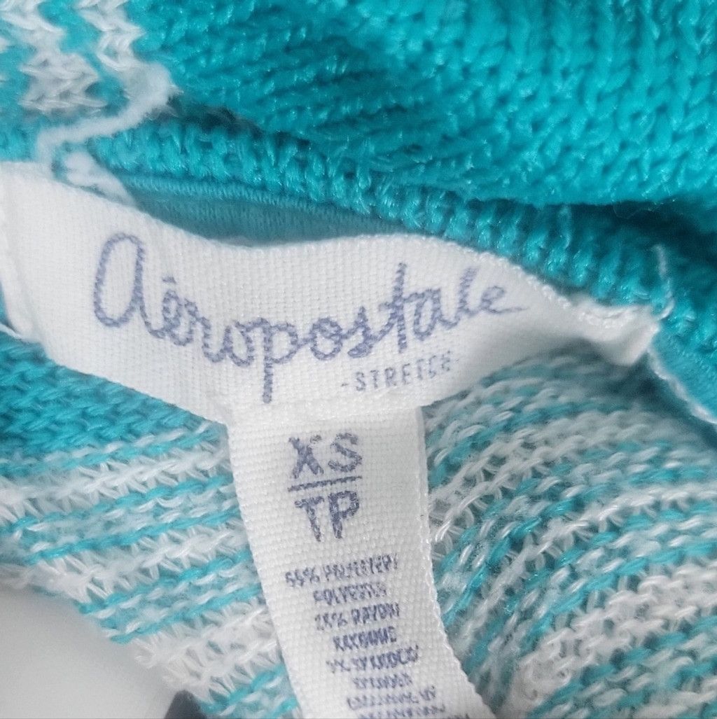 Aeropostale Aeropostale Pullover Striped Sweater Cap Sleeves SZ XS Size XS / US 0-2 / IT 36-38 - 5 Thumbnail