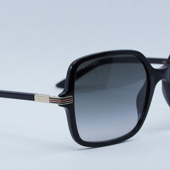 Gucci Gucci GG1449S 001 Sunglasses Black Square Frame, Grey Lenses Size ONE SIZE - 7 Thumbnail