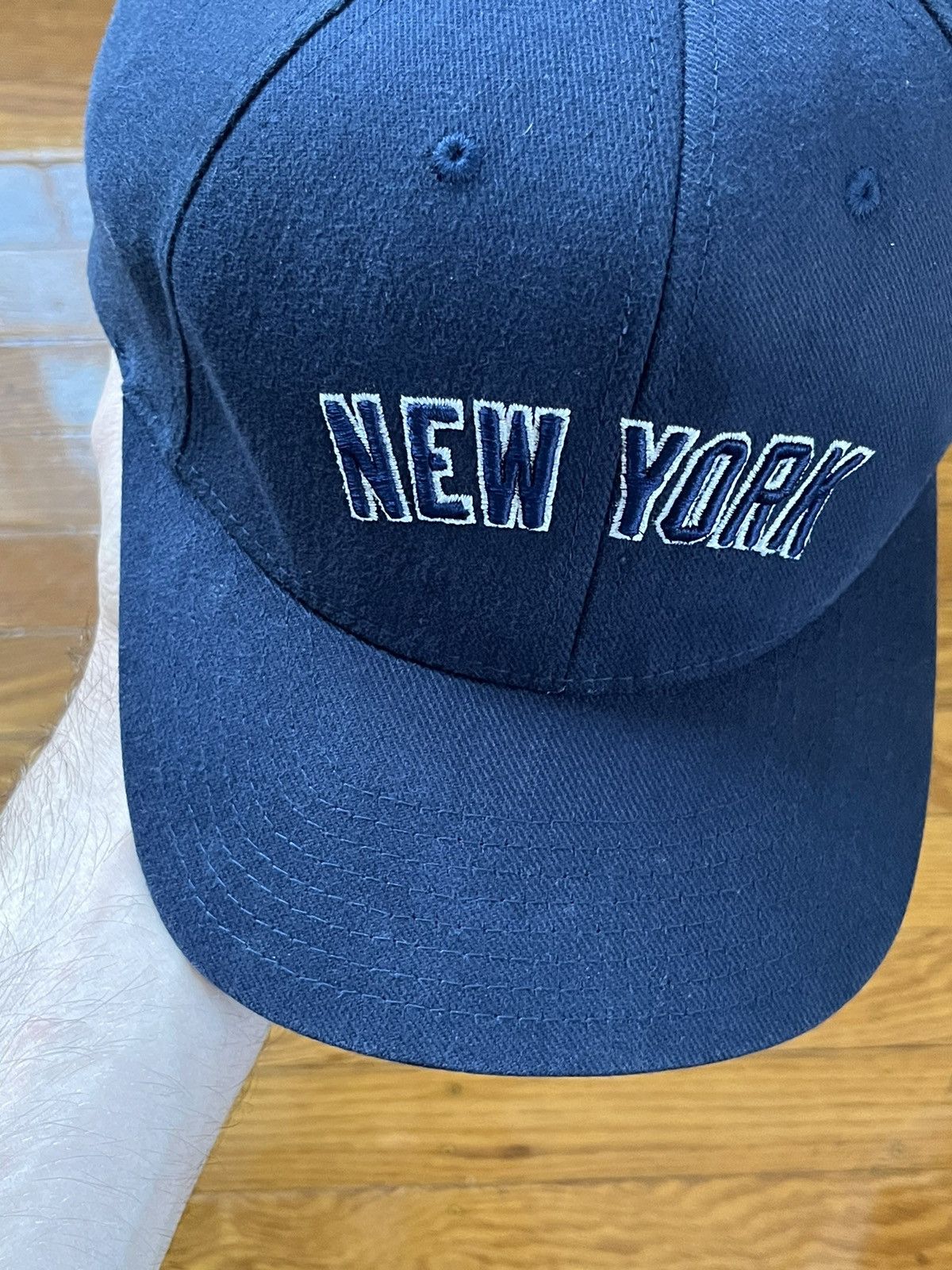 MLB × Nike × Vintage Vintage 90’s MLB Nike Team New York Cap Size ONE SIZE - 5 Thumbnail