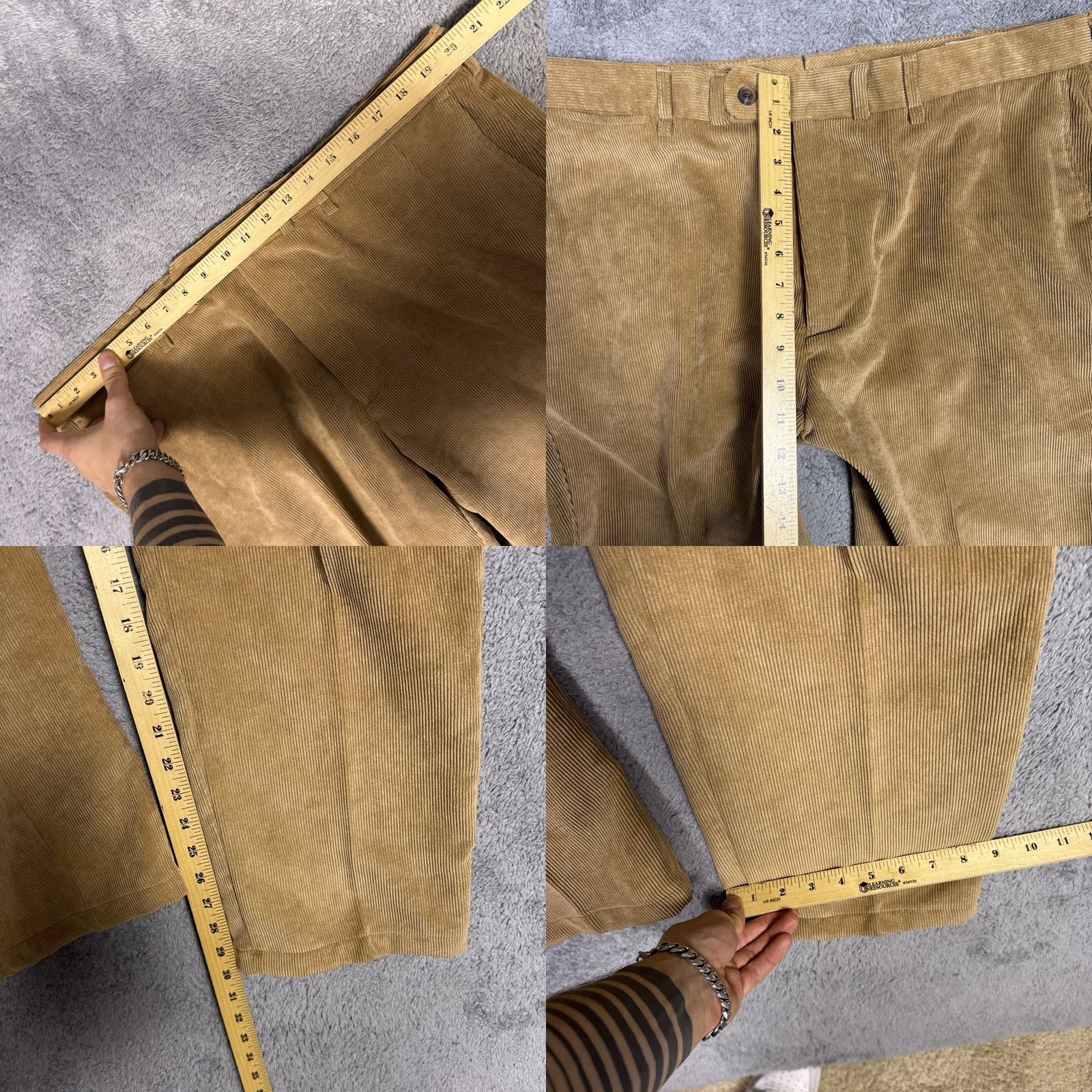 Peter Millar Peter Millar Golf Corduroy Pants Men 40x30 Comfort Fit Brown Casual - Brand New - Preppy Style - Zip Closure - & Size US 40 / EU 56 - 8 Thumbnail