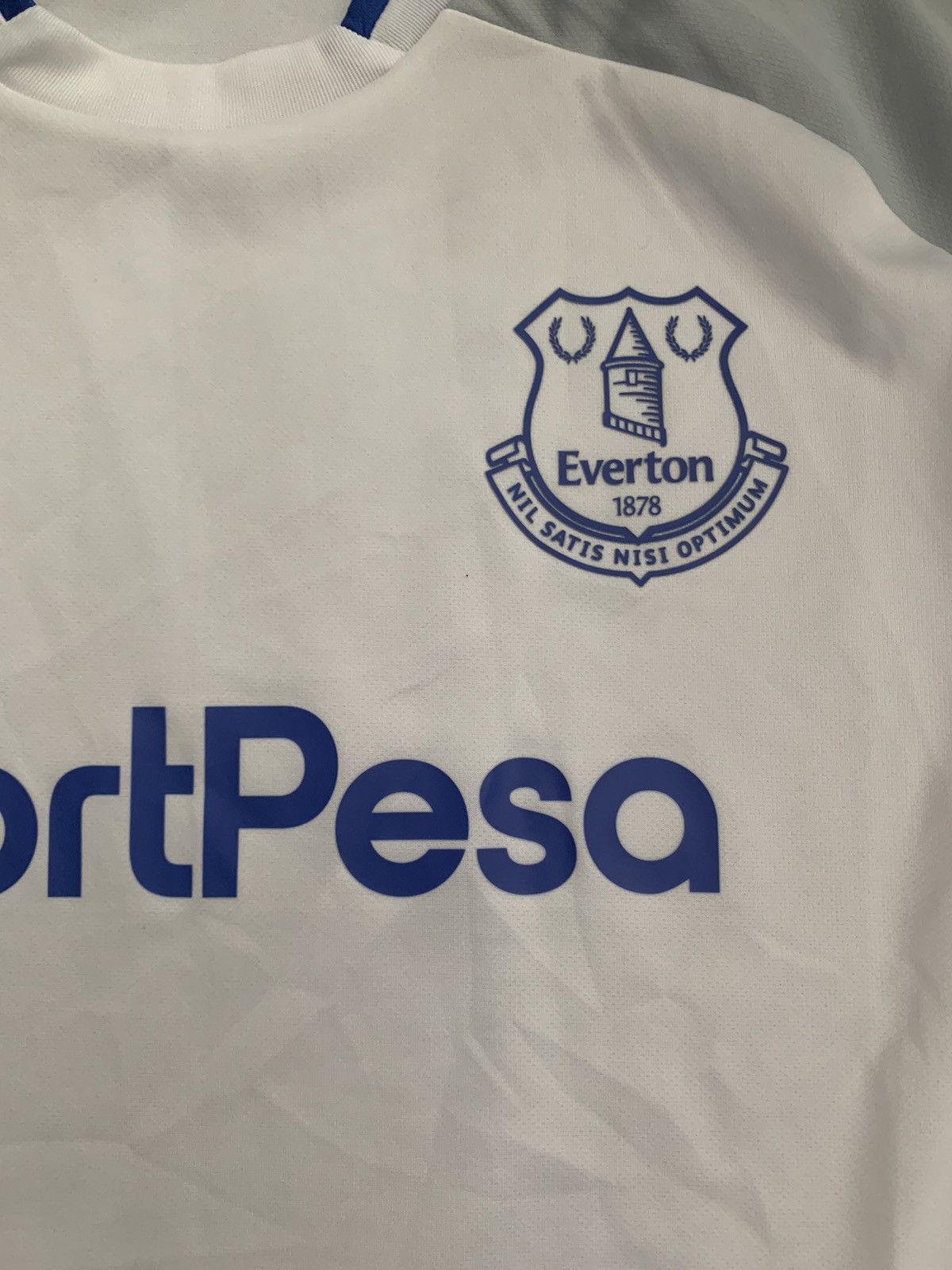 Umbro 2019-20 Everton Umbro white jersey size X-Large Size US XL / EU 56 / 4 - 5 Thumbnail